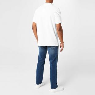 White - Slazenger - Plain Polo Shirt Mens - 3