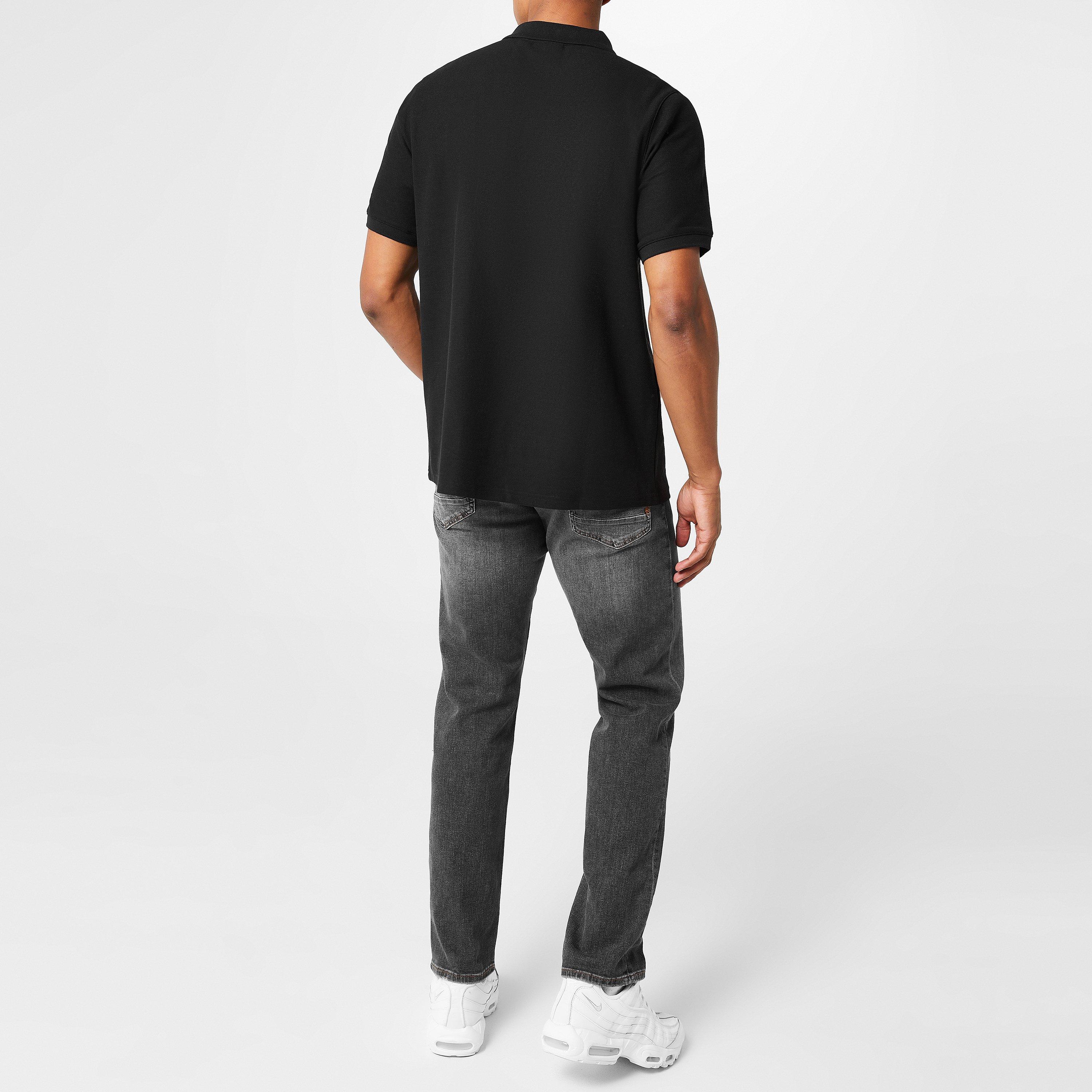 Black - Slazenger - Plain Polo Shirt Mens - 4