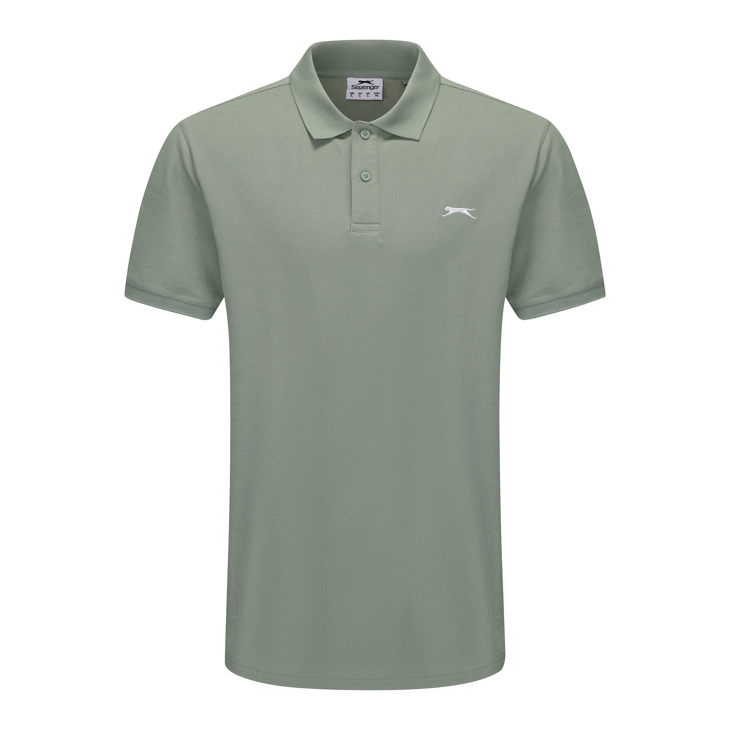 Slazenger Men's Plain Polo Shirt - Pistachio - M