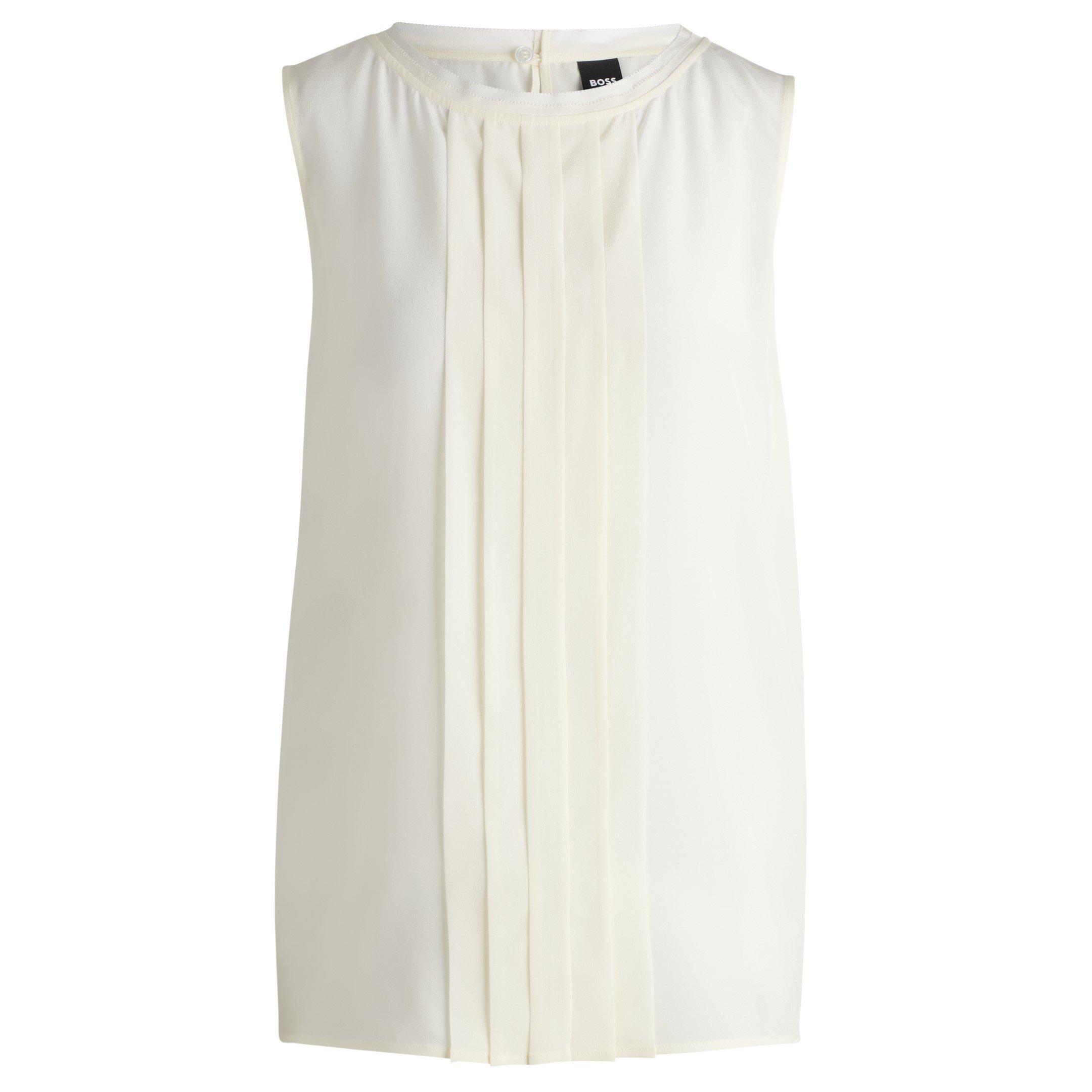 Open White - Boss - Women's Bemiula Long Sleeve Long Blouse - 1