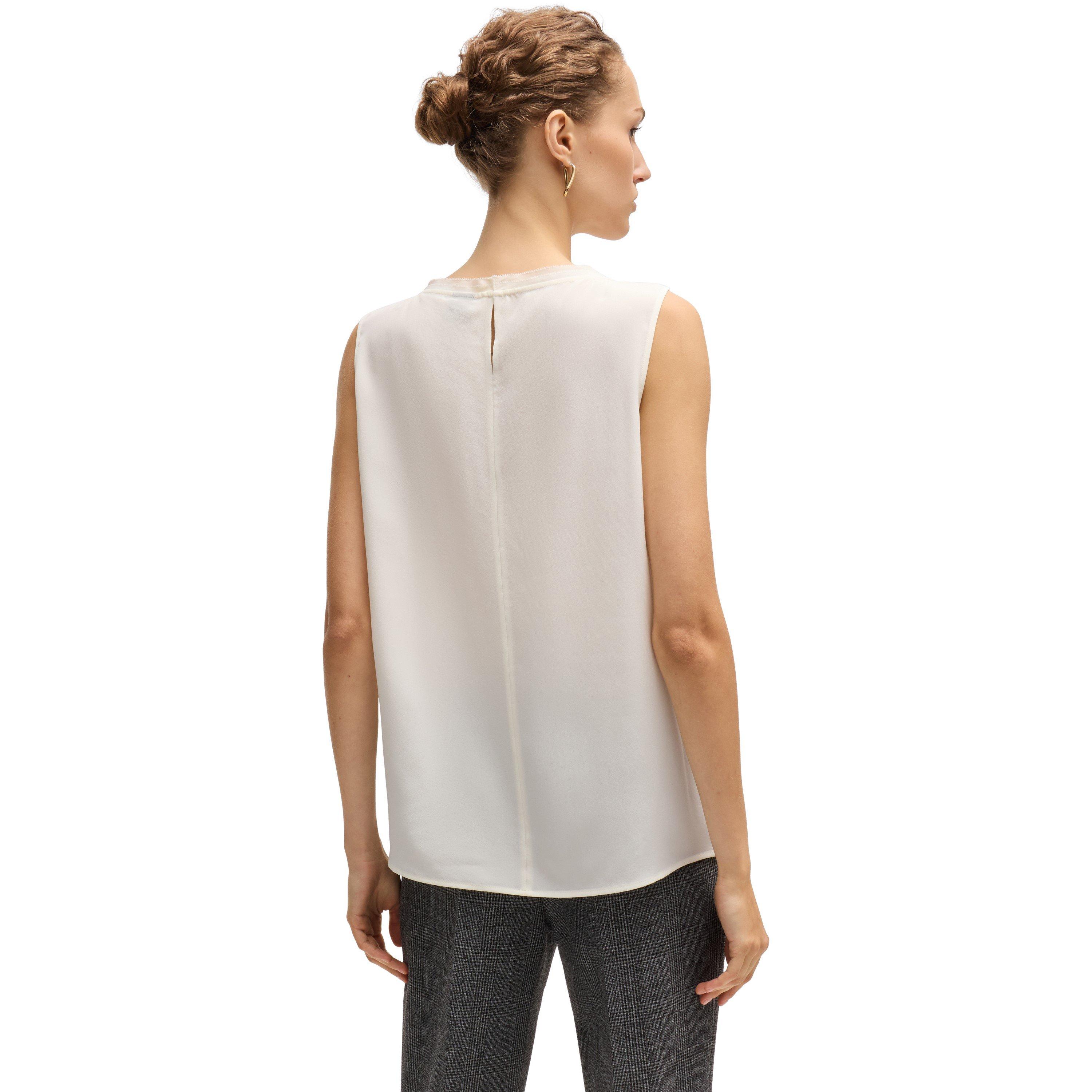 Open White - Boss - Women's Bemiula Long Sleeve Long Blouse - 3