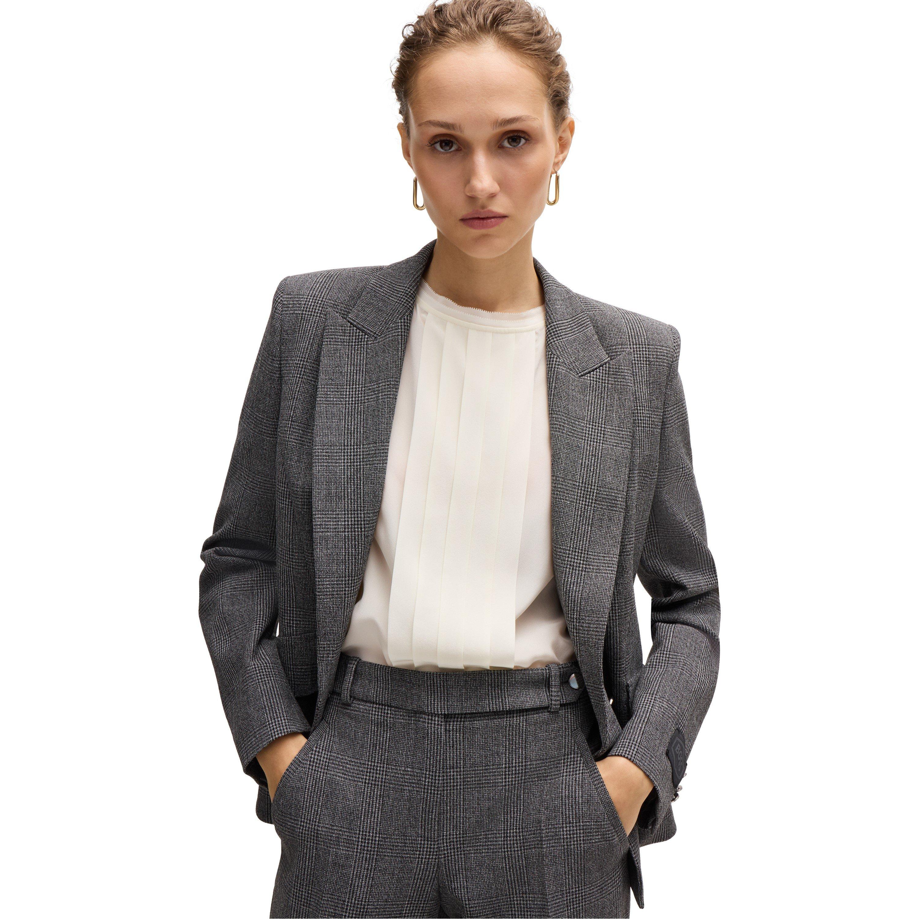 Open White - Boss - Women's Bemiula Long Sleeve Long Blouse - 4