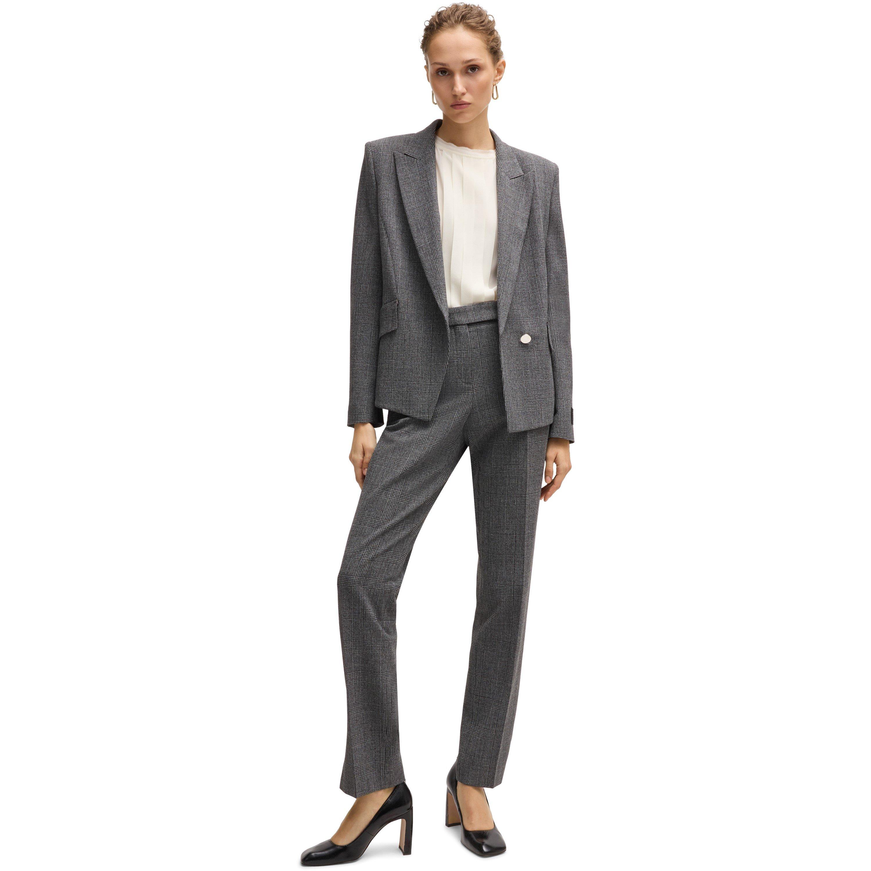 Open White - Boss - Women's Bemiula Long Sleeve Long Blouse - 6