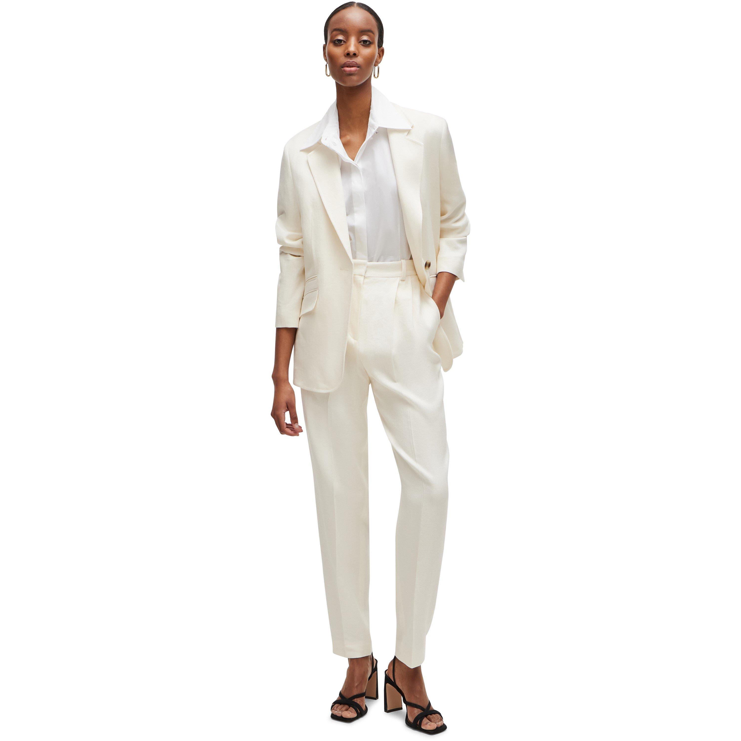 White - Boss - Women's Banoh Long-Sleeve Blouse - 6