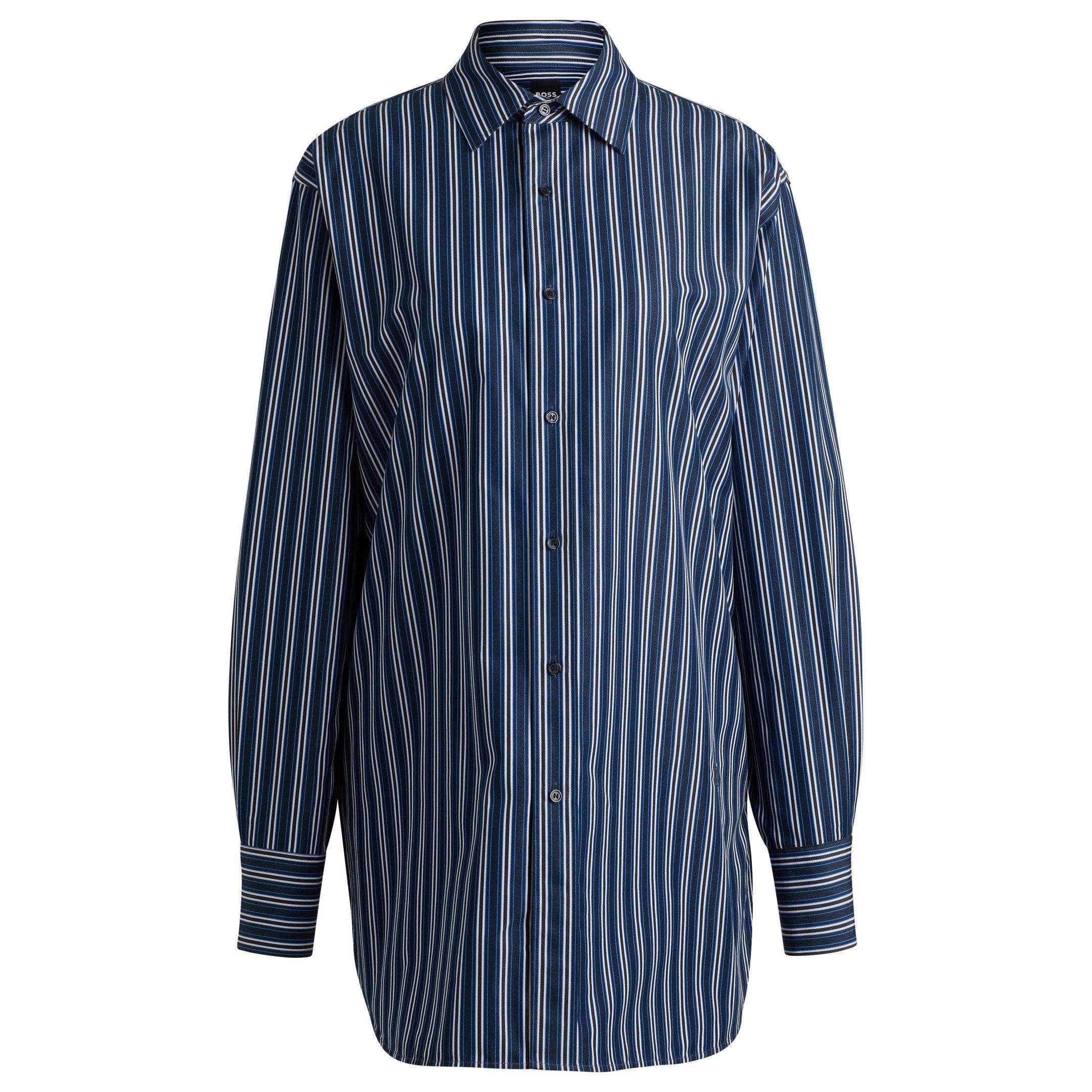 Bright Blue - Boss - Women's Berry Saturday Long Sleeve Blouse