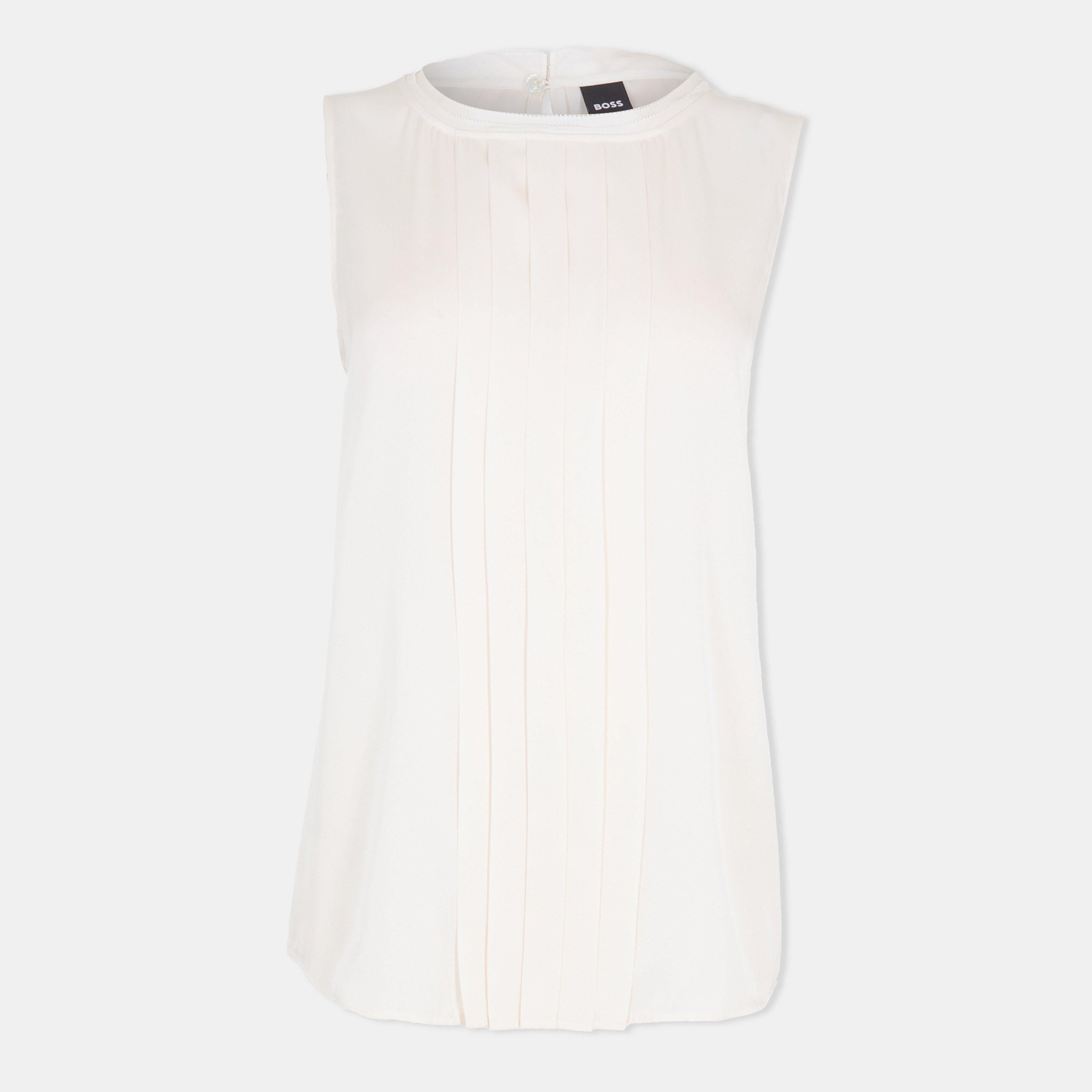 Open White - Boss - Women's Bemiula Long Sleeve Long Blouse - 1