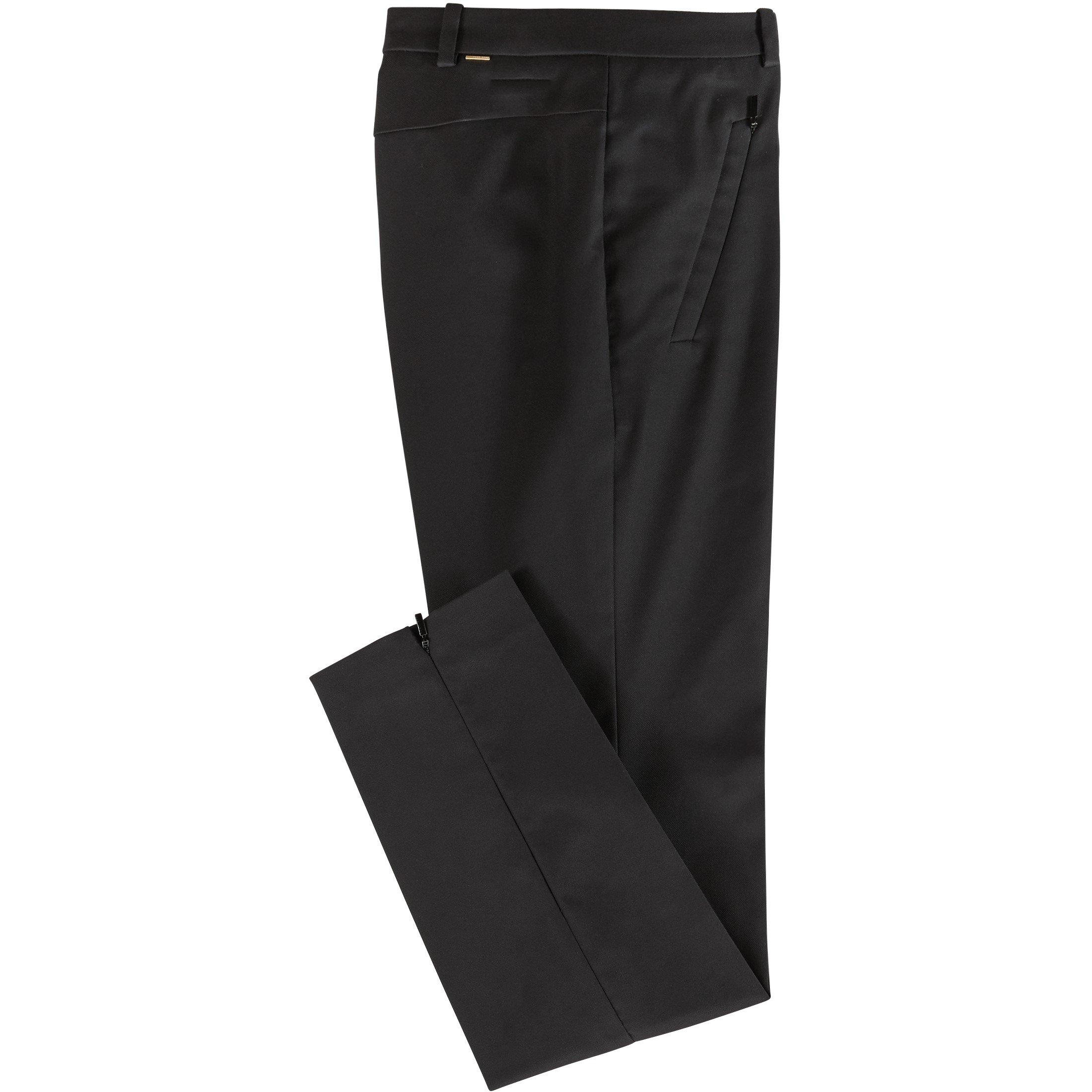 Black - Boss - Women's Anaita5 Straight Leg Trousers - 5