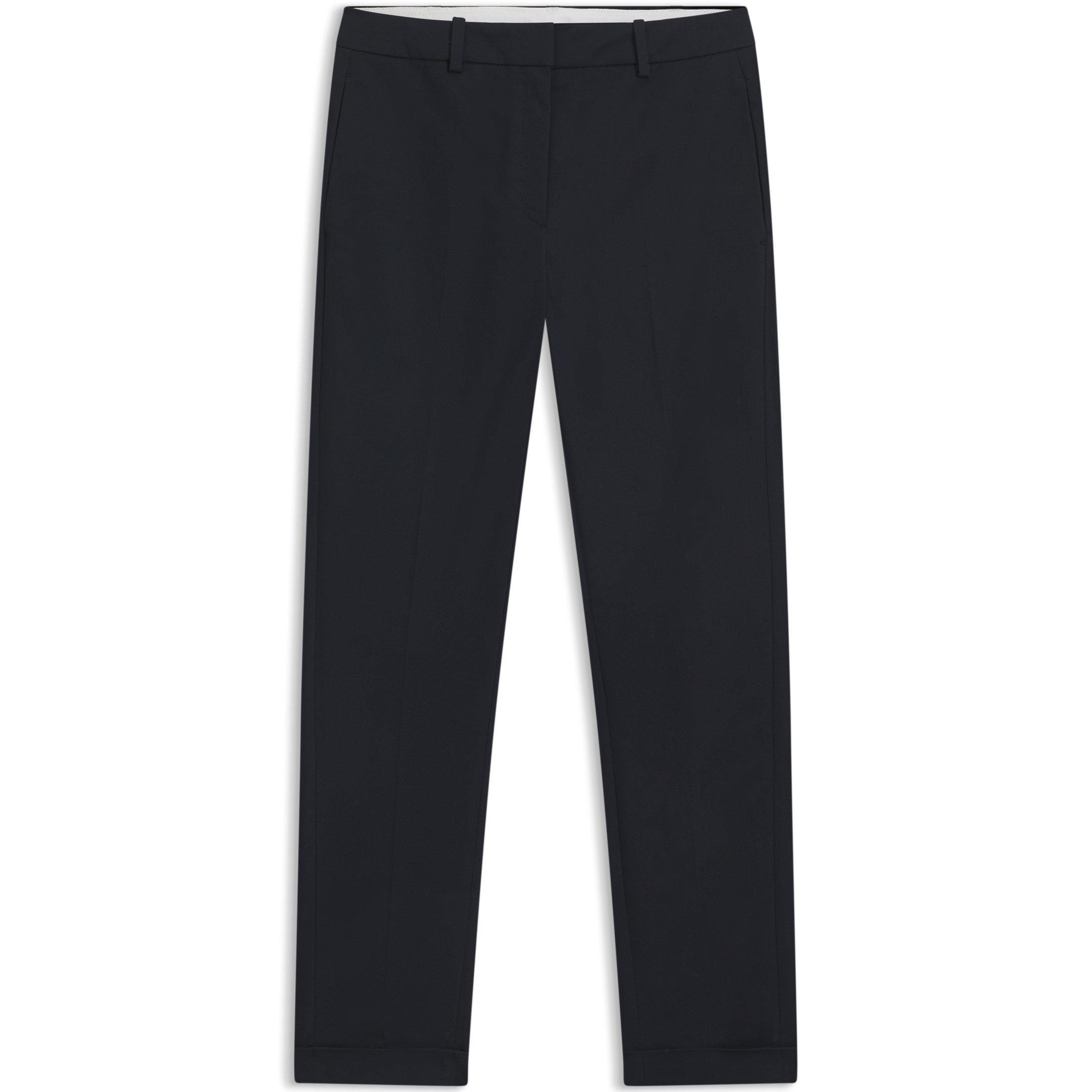 Boss Women's Tachinoa Straight Leg Trousers - Dark Blue - 4 (XXS)