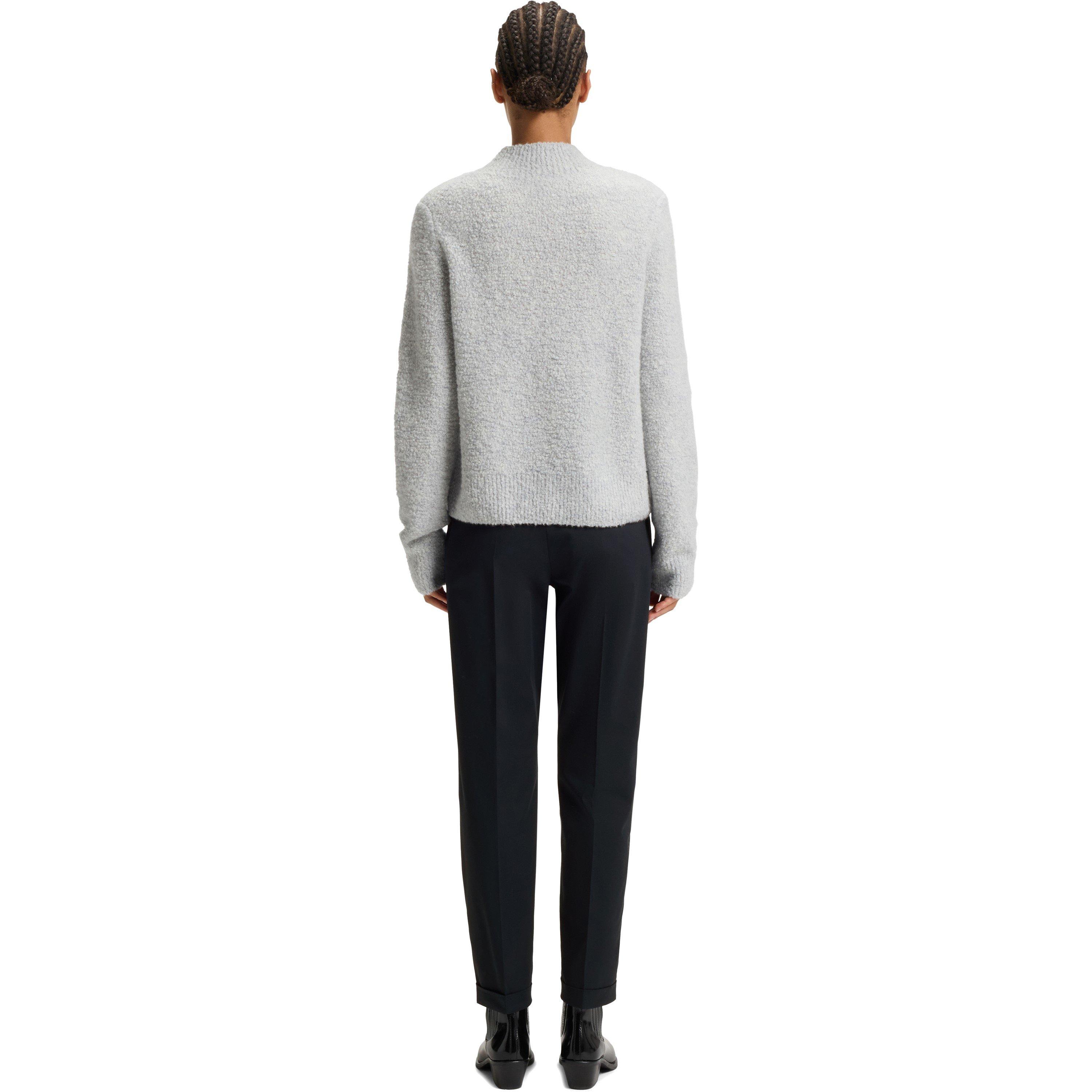 Dark Blue - Boss - Women's Tachinoa Straight Leg Trousers - 3