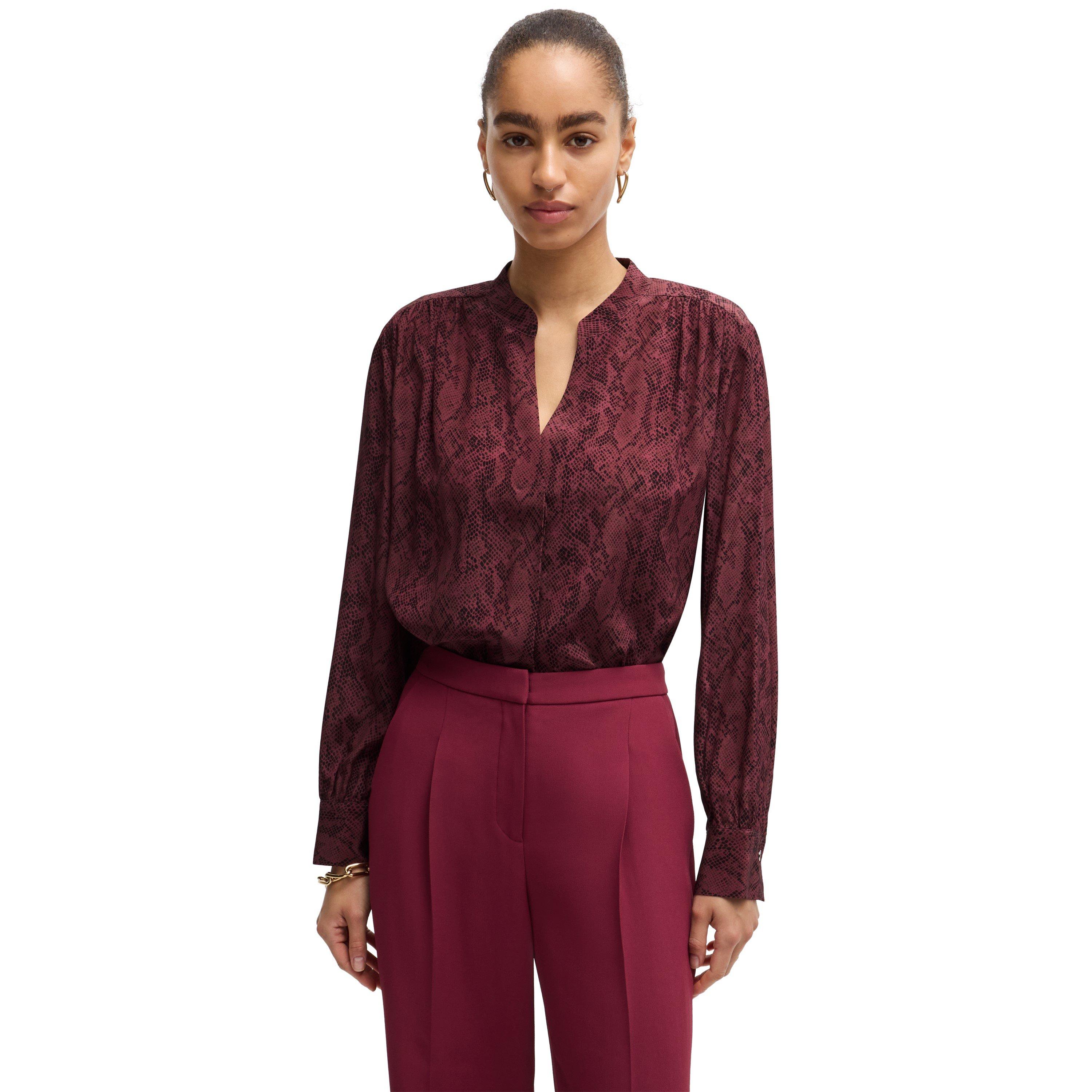 Open Miscellans - Boss - Women's Banora18 Long Sleeve Long Blouse - 2