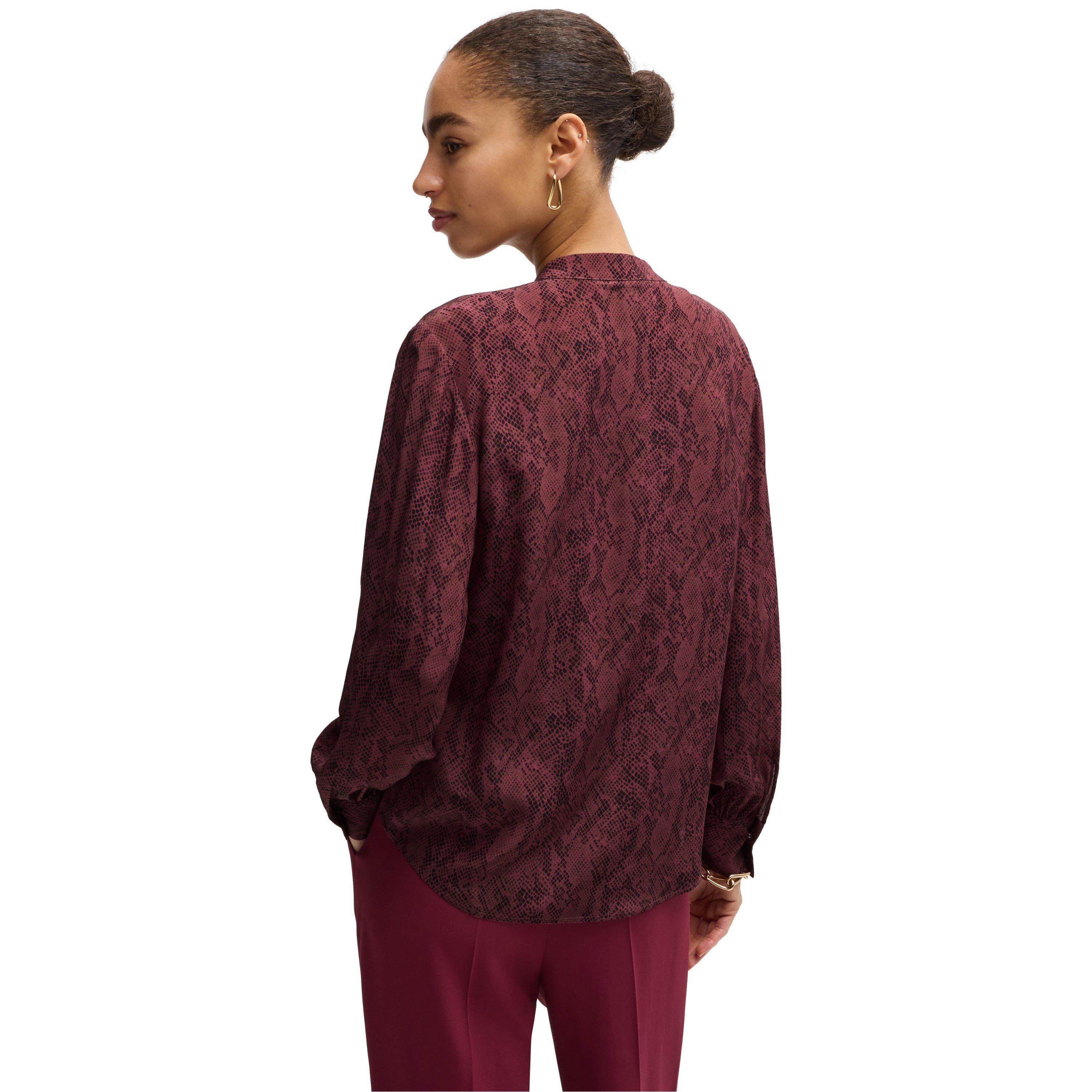 Open Miscellans - Boss - Women's Banora18 Long Sleeve Long Blouse - 3