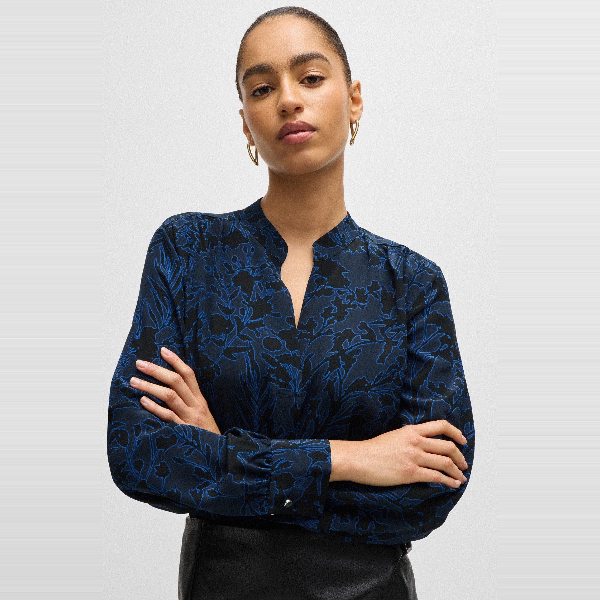 Open Miscellans - Boss - Women's Banora18 Long Sleeve Long Blouse - 5