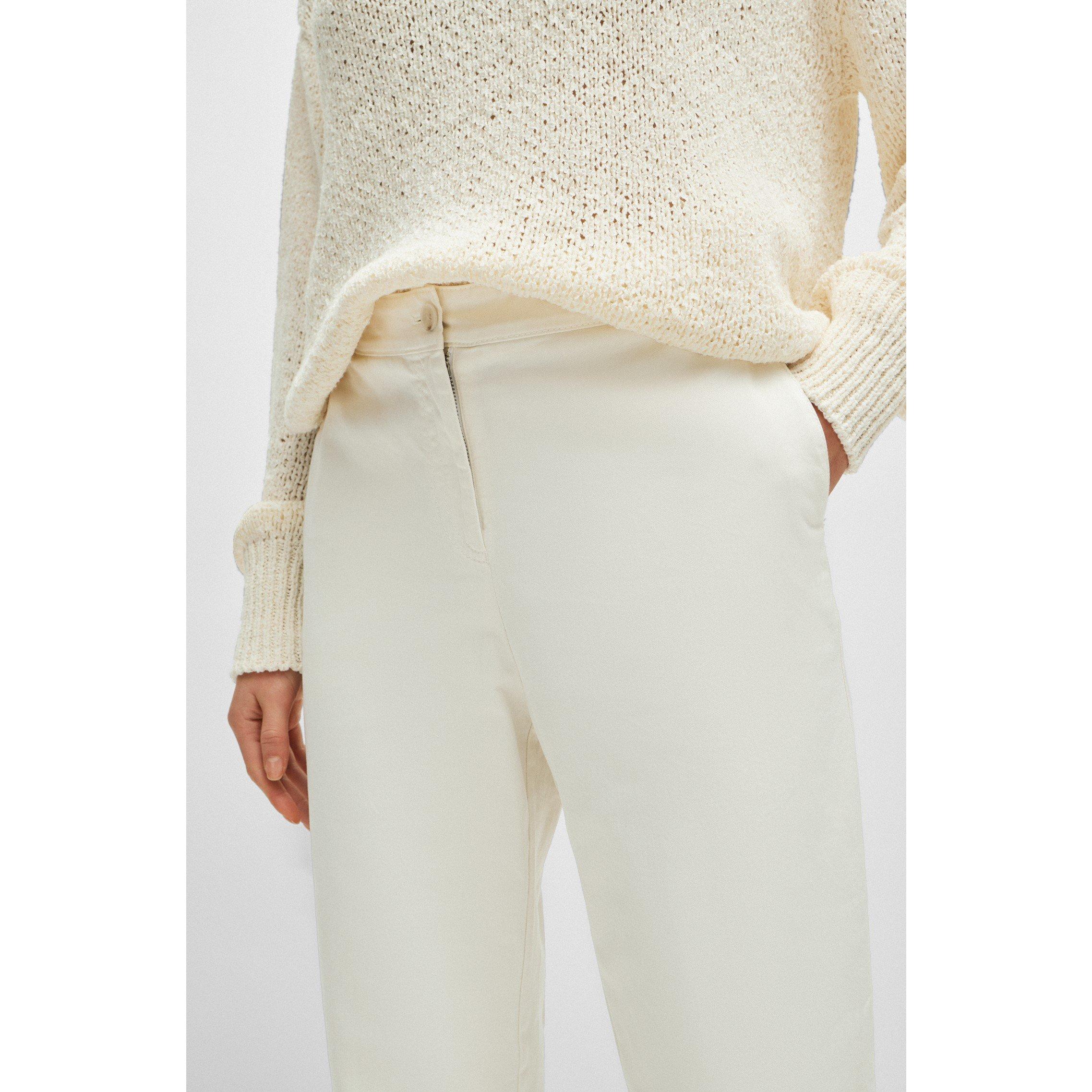 Open White - Boss - Women's Tolinda D Straight Leg Trousers - 4