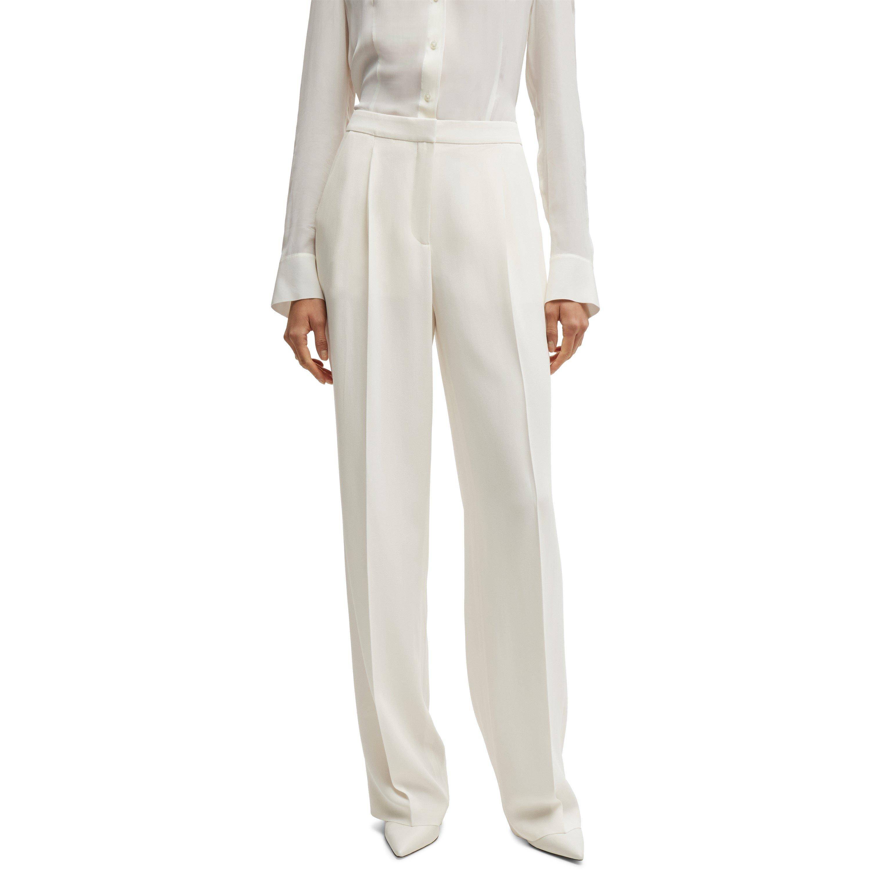 Open White - Boss - Women's Tozera Straight Leg Trousers - 2