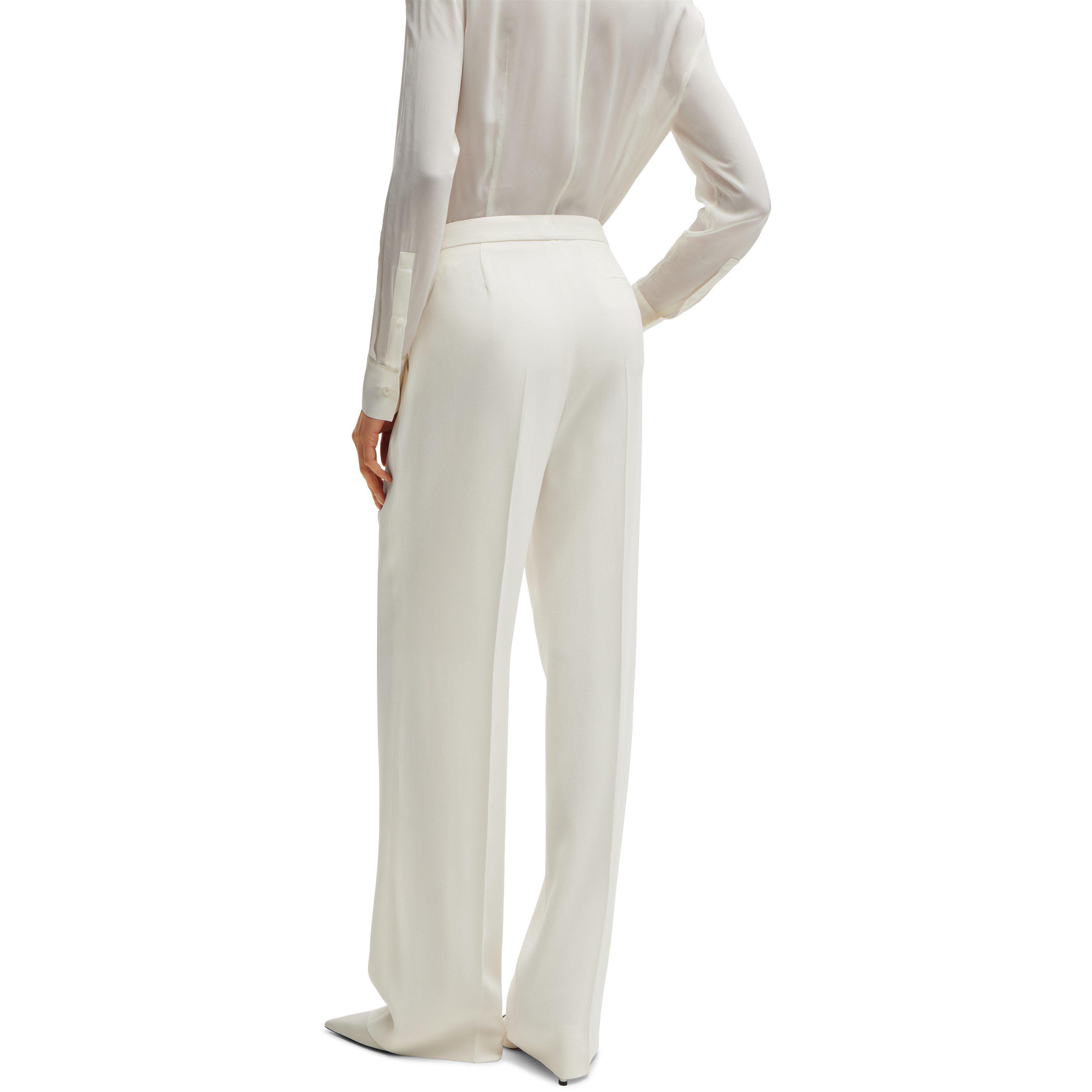 Open White - Boss - Women's Tozera Straight Leg Trousers - 3