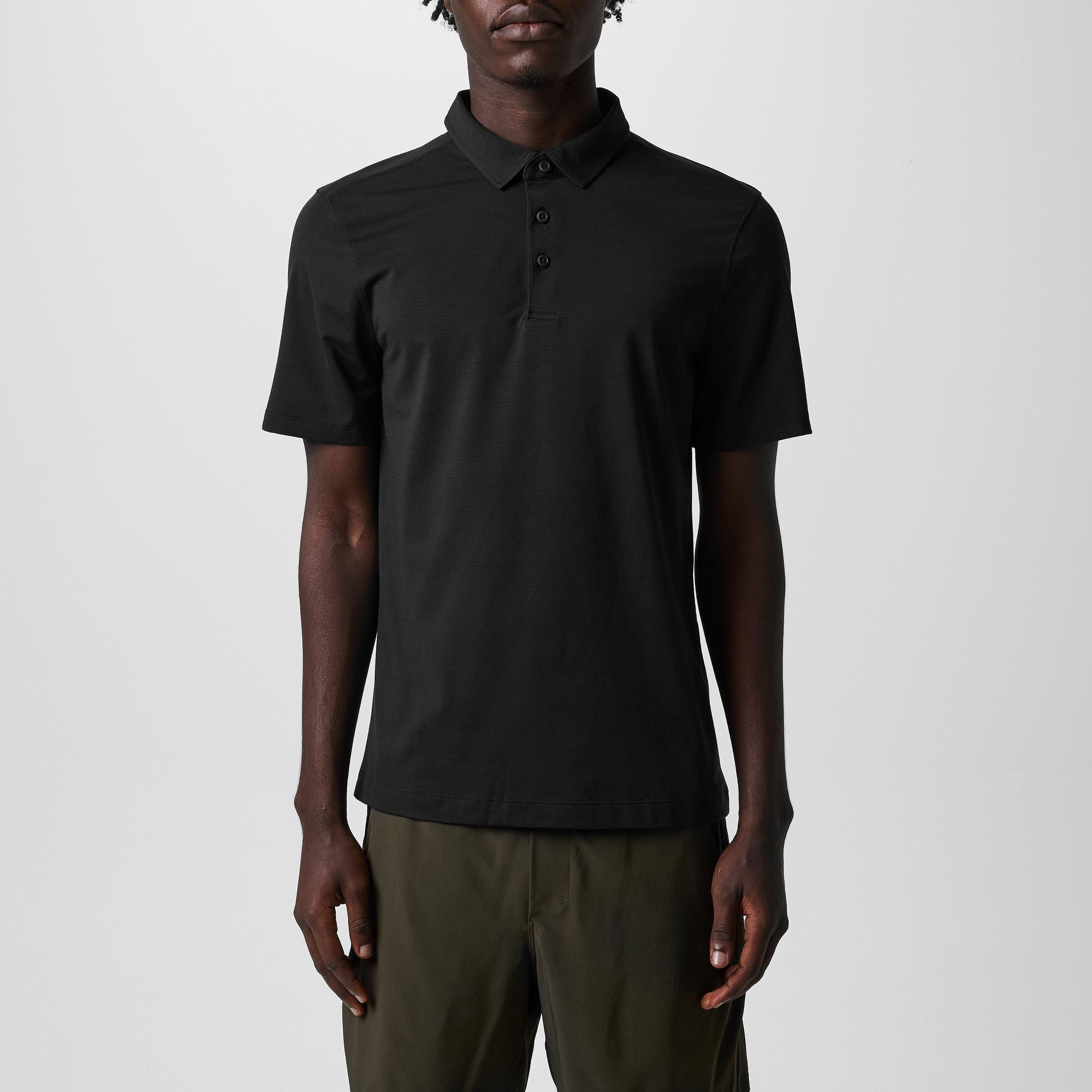 Black - Lululemon - Evolution Short-Sleeve Polo Shirt - 1