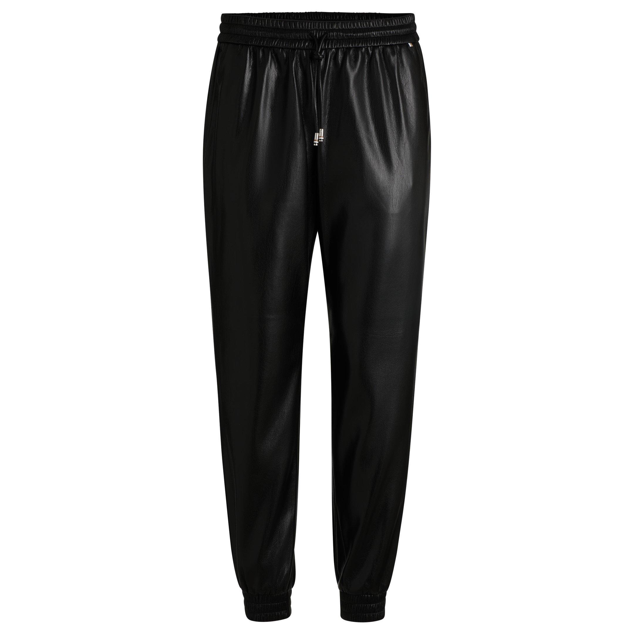 Boss Women's Tafeja Straight Leg Trousers - Black - 14 (XL)