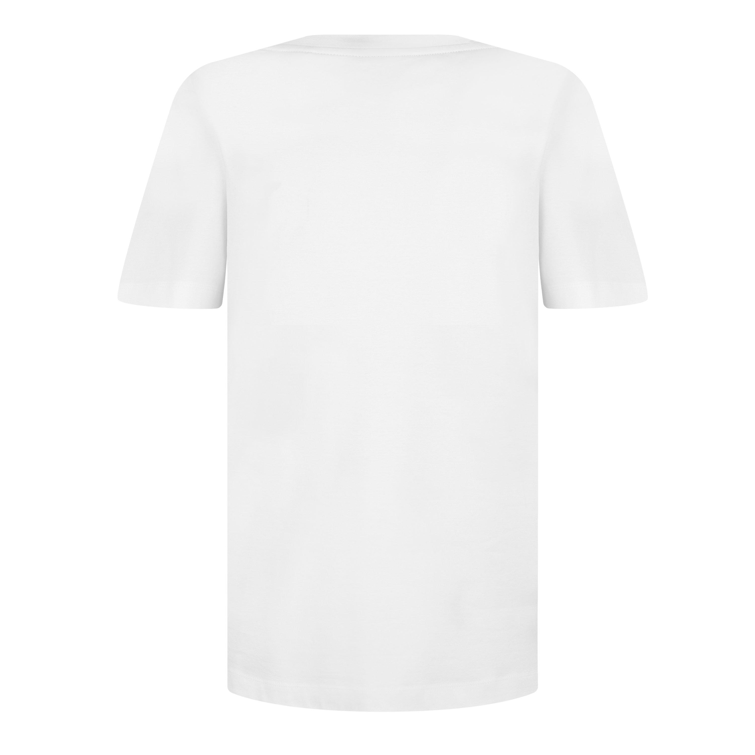 White 100 - Boss - Mens BOSS BLACK Taut Minimalist Design T-Shirt with Logo Detail - 2