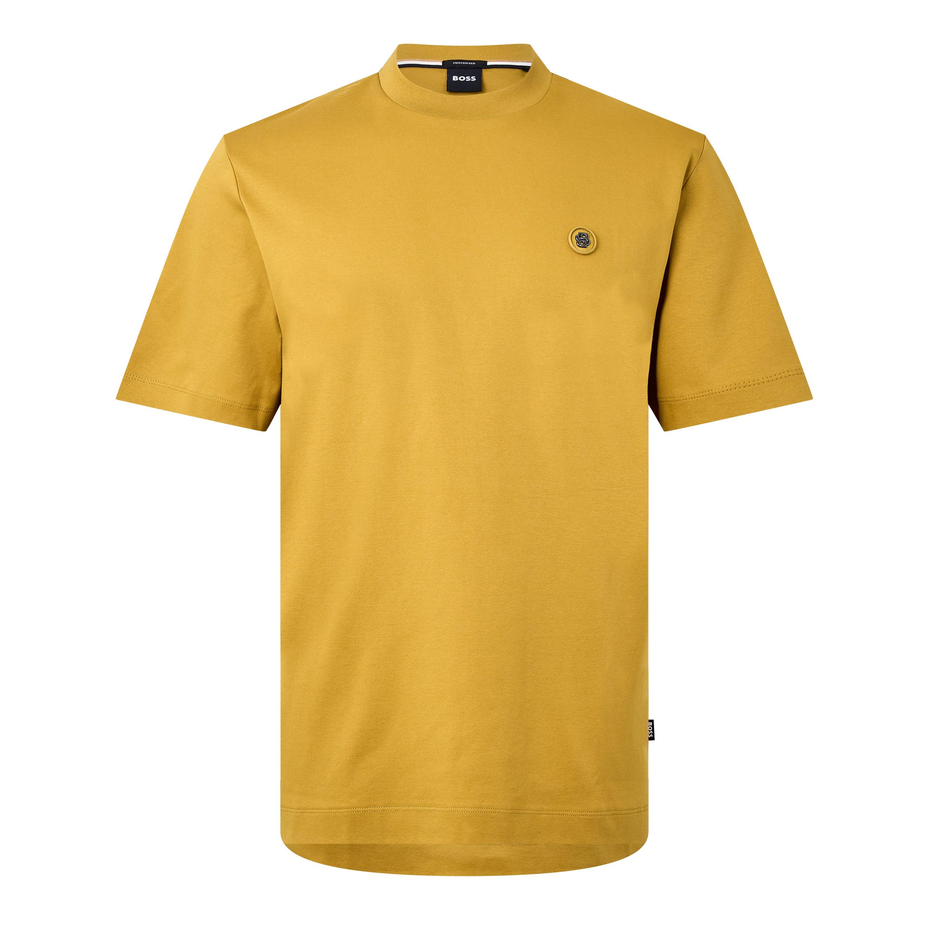 Mens BOSS BLACK Taut Minimalist Design T-Shirt with Logo Detail