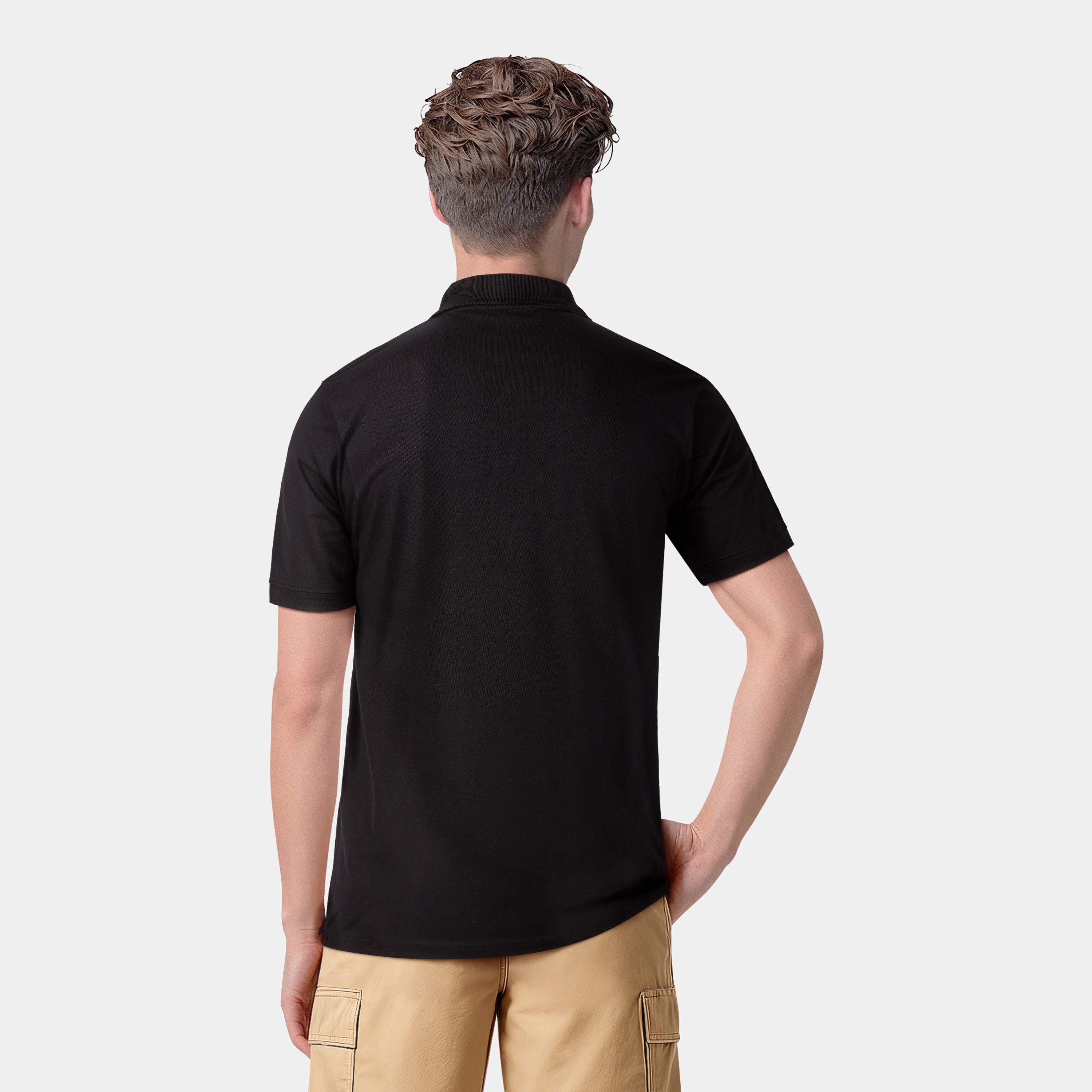Jet Black Z865 - Lyle and Scott - Basic Short Sleeve Polo Shirt - 4