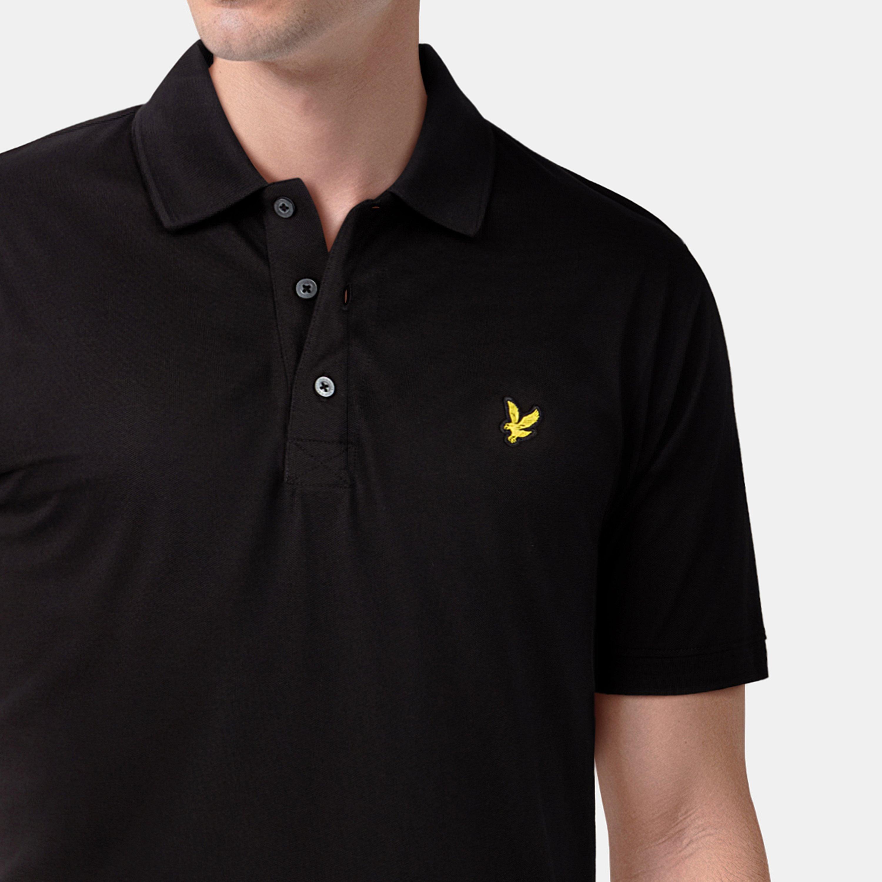 Jet Black Z865 - Lyle and Scott - Basic Short Sleeve Polo Shirt - 5