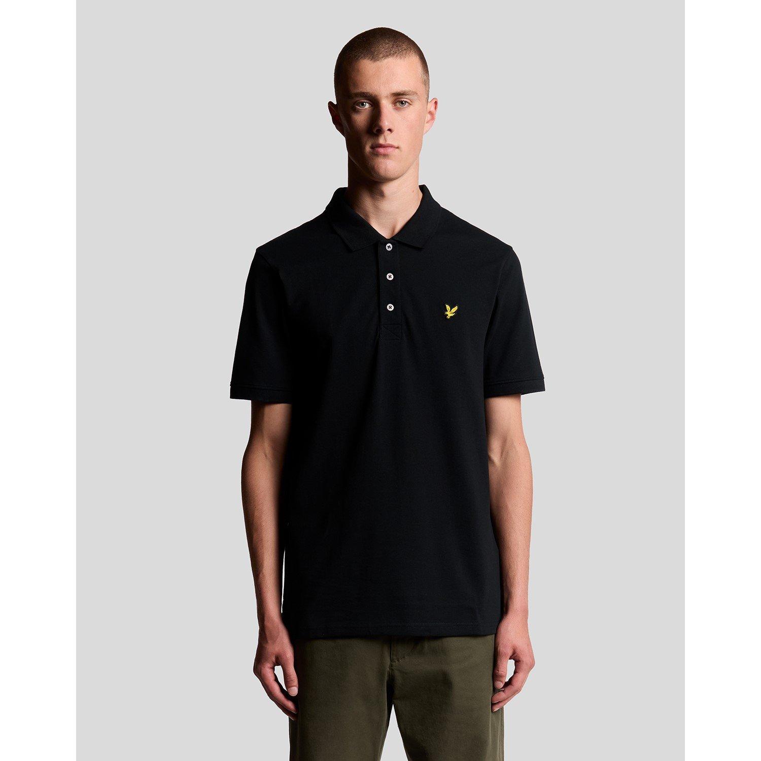 Jet Black Z865 - Lyle and Scott - Basic Short Sleeve Polo Shirt - 6