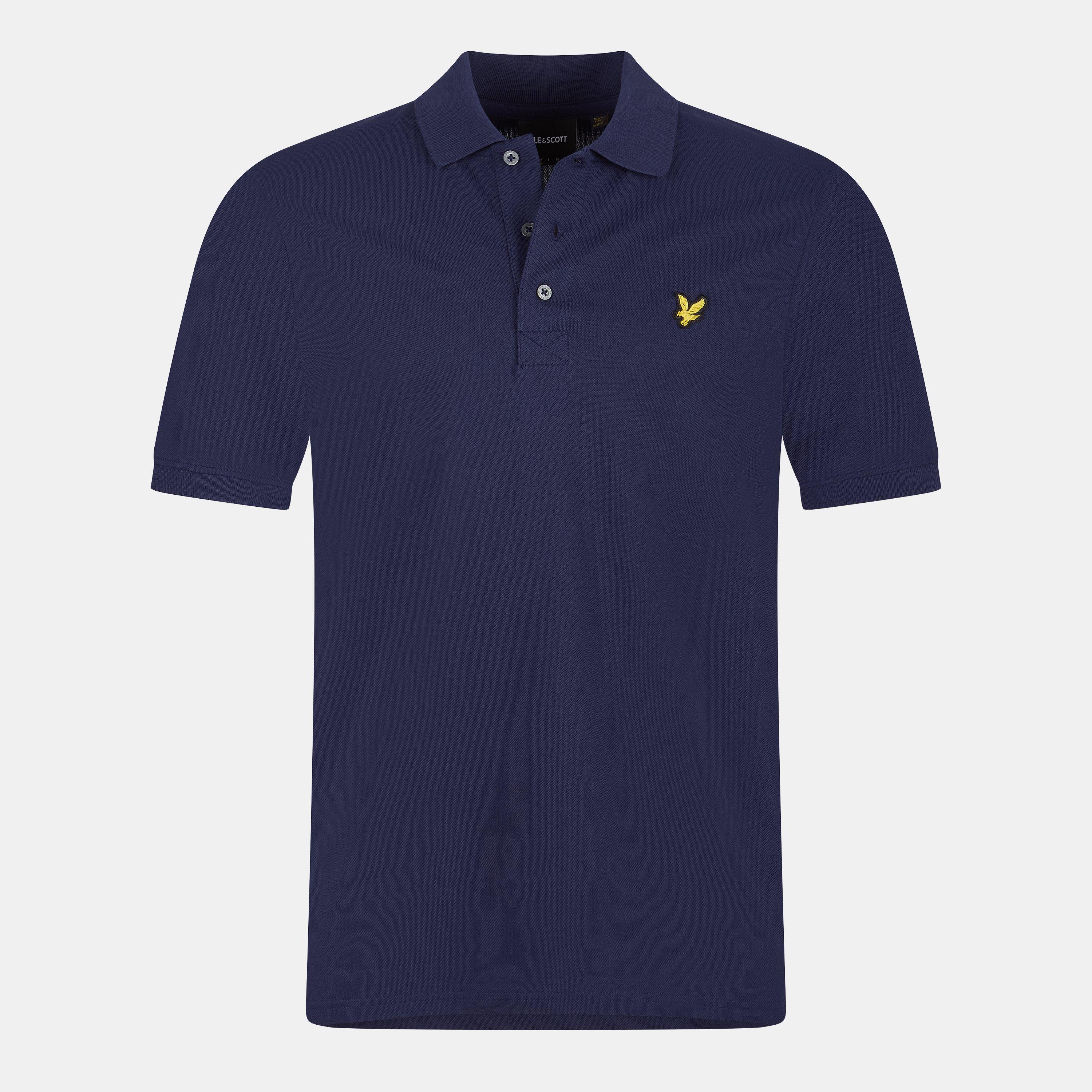 Lyle And Scott Men's Basic Short Sleeve Polo Shirt - Navy Z99 - 2XL