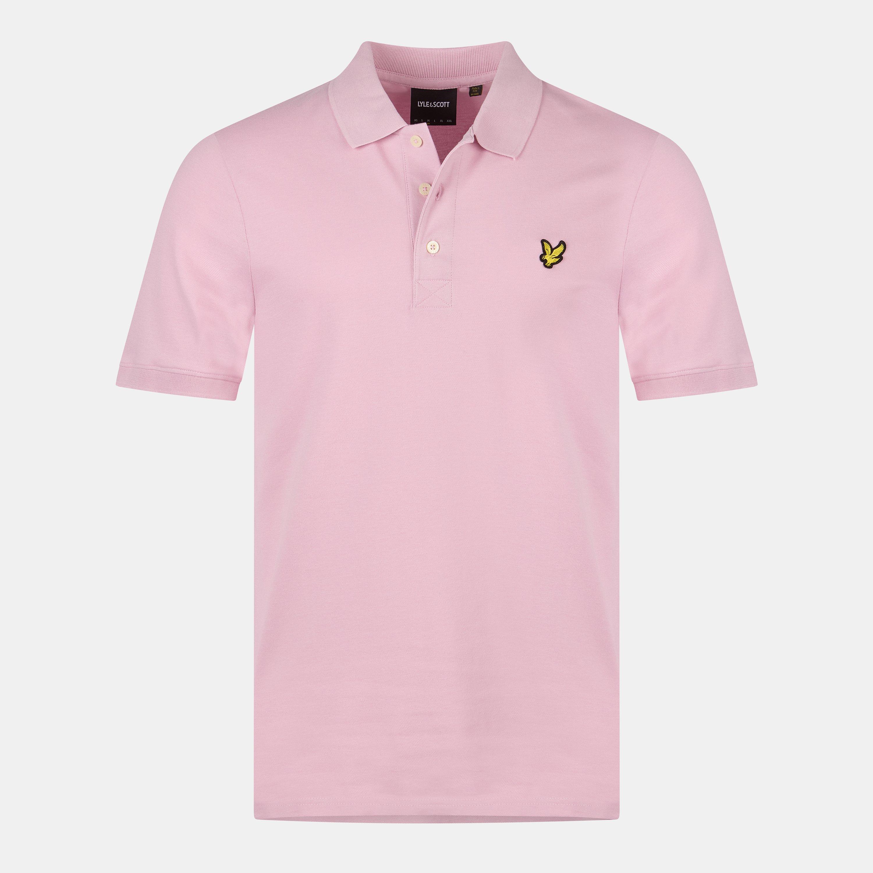 Lyle And Scott Men's Basic Short Sleeve Polo Shirt - Pink Light X574 - M