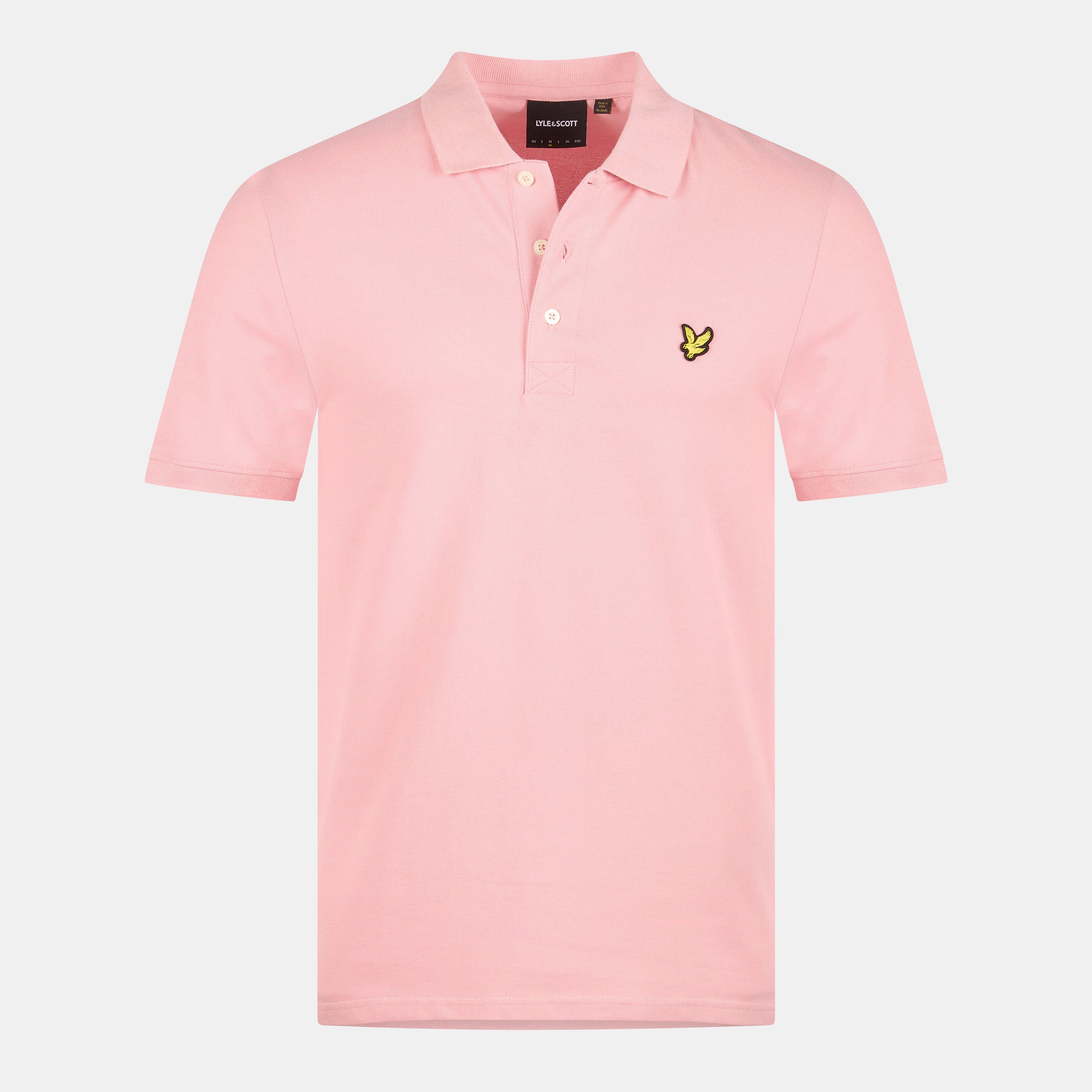 Lyle And Scott Men's Basic Short Sleeve Polo Shirt - Palm Pink X238 - M