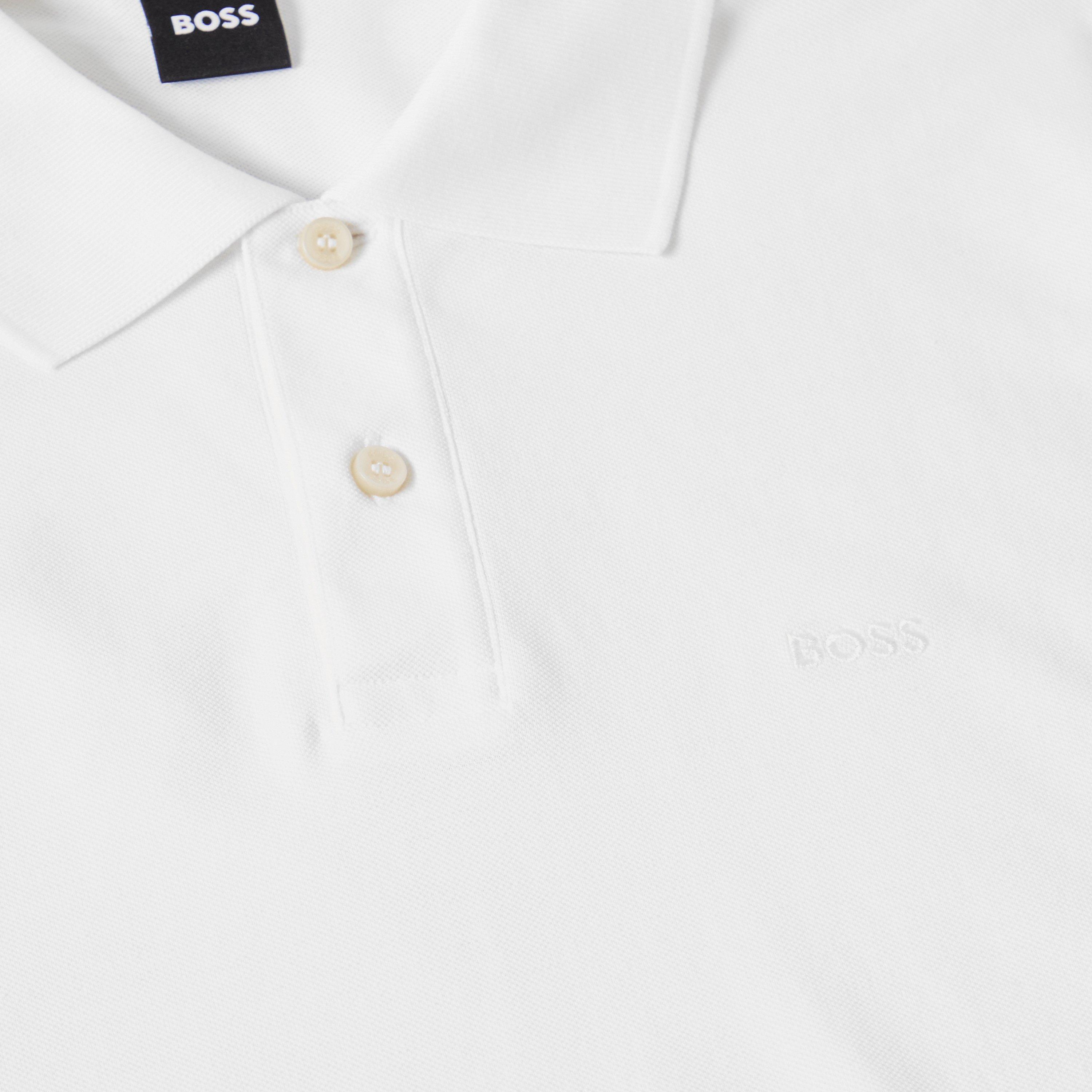 White - Boss - Men's Firenze Short Sleeve Polo Shirt - 3