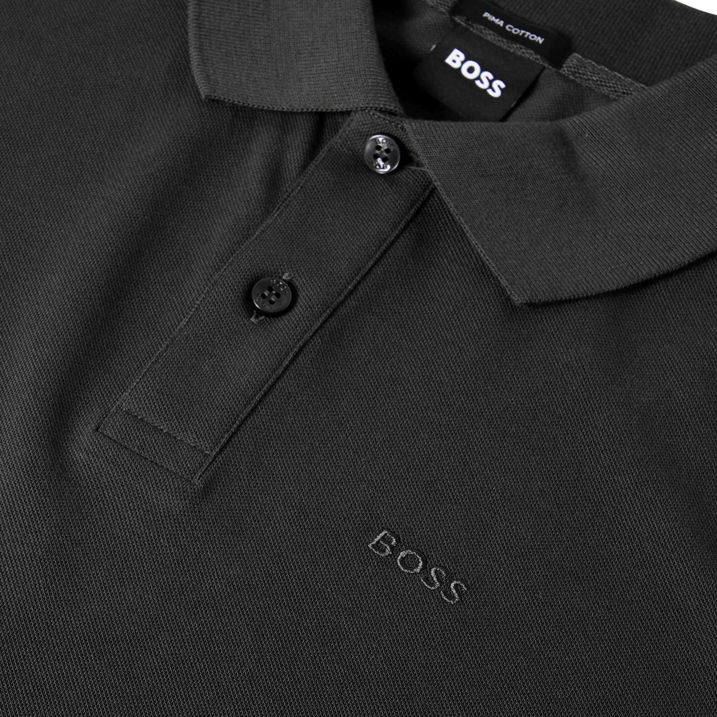 Dark Grey - Boss - Men's Firenze Short Sleeve Polo Shirt - 3