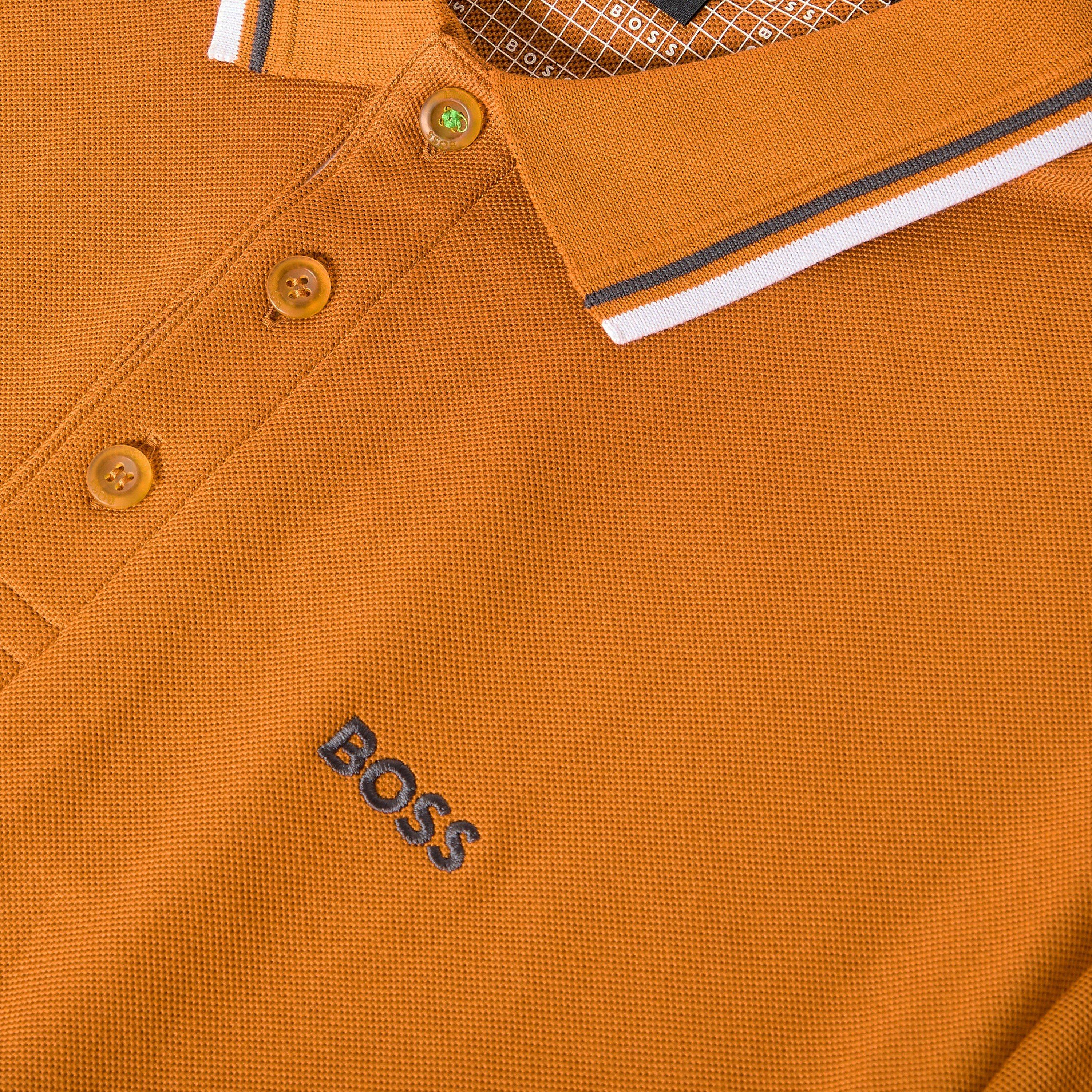 Dark Yellow - Boss - Men's Paddy Short-Sleeve Polo Shirt - 3