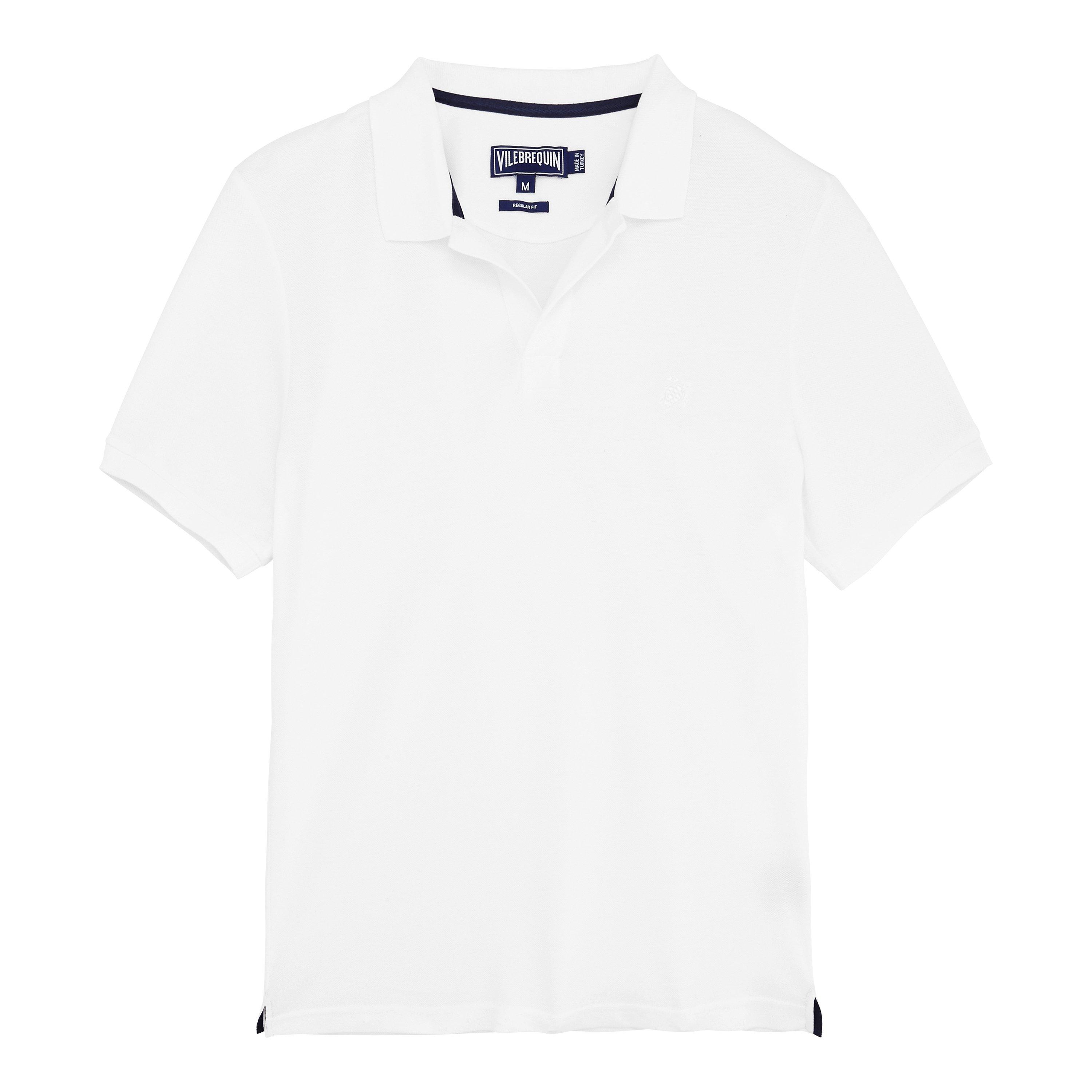Vilebrequin Men's Palatin Polo Shirt - White 010 - Medium