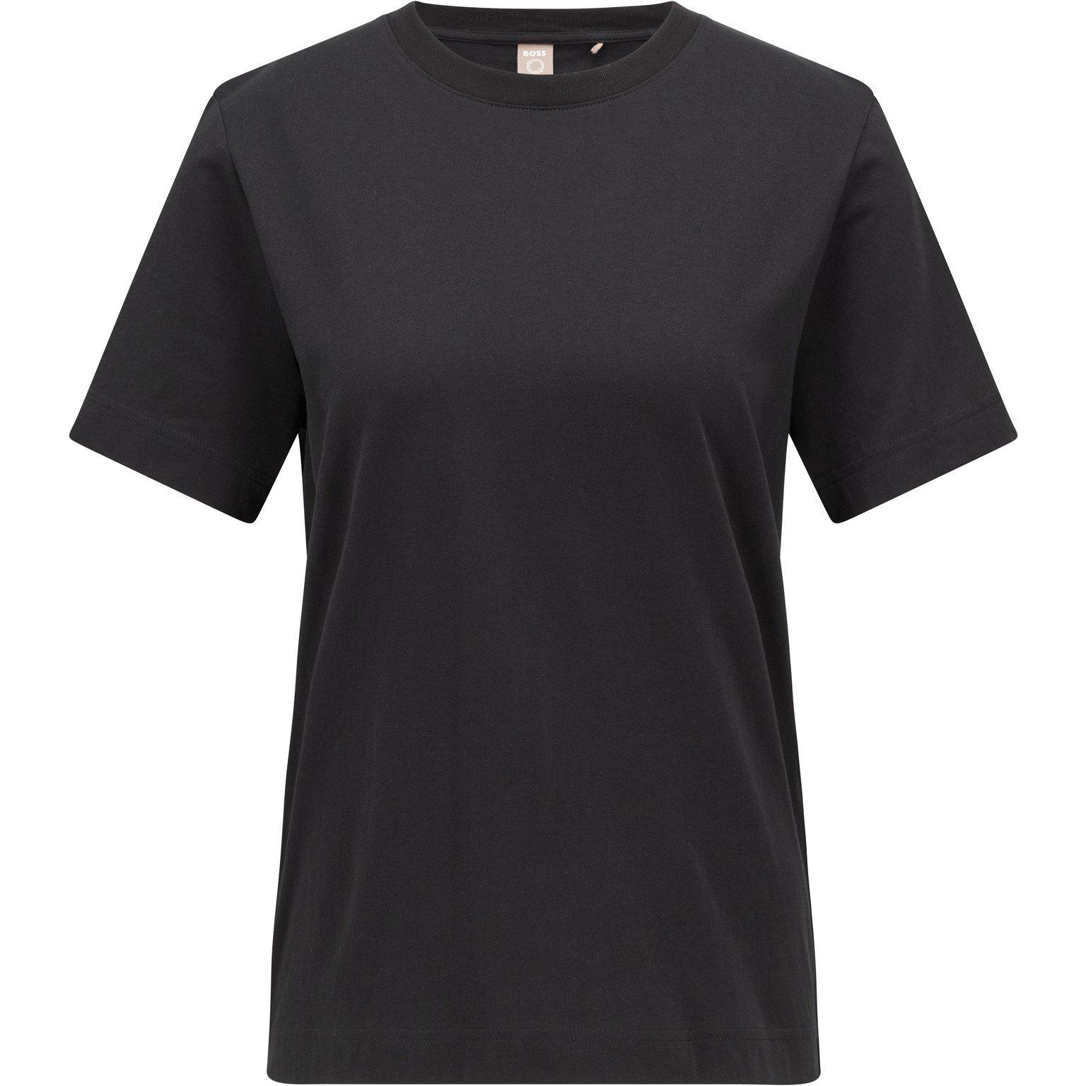 Black - Boss - Womens BOSS Smart Casual Short Sleeve Top (Ecosa) - 1