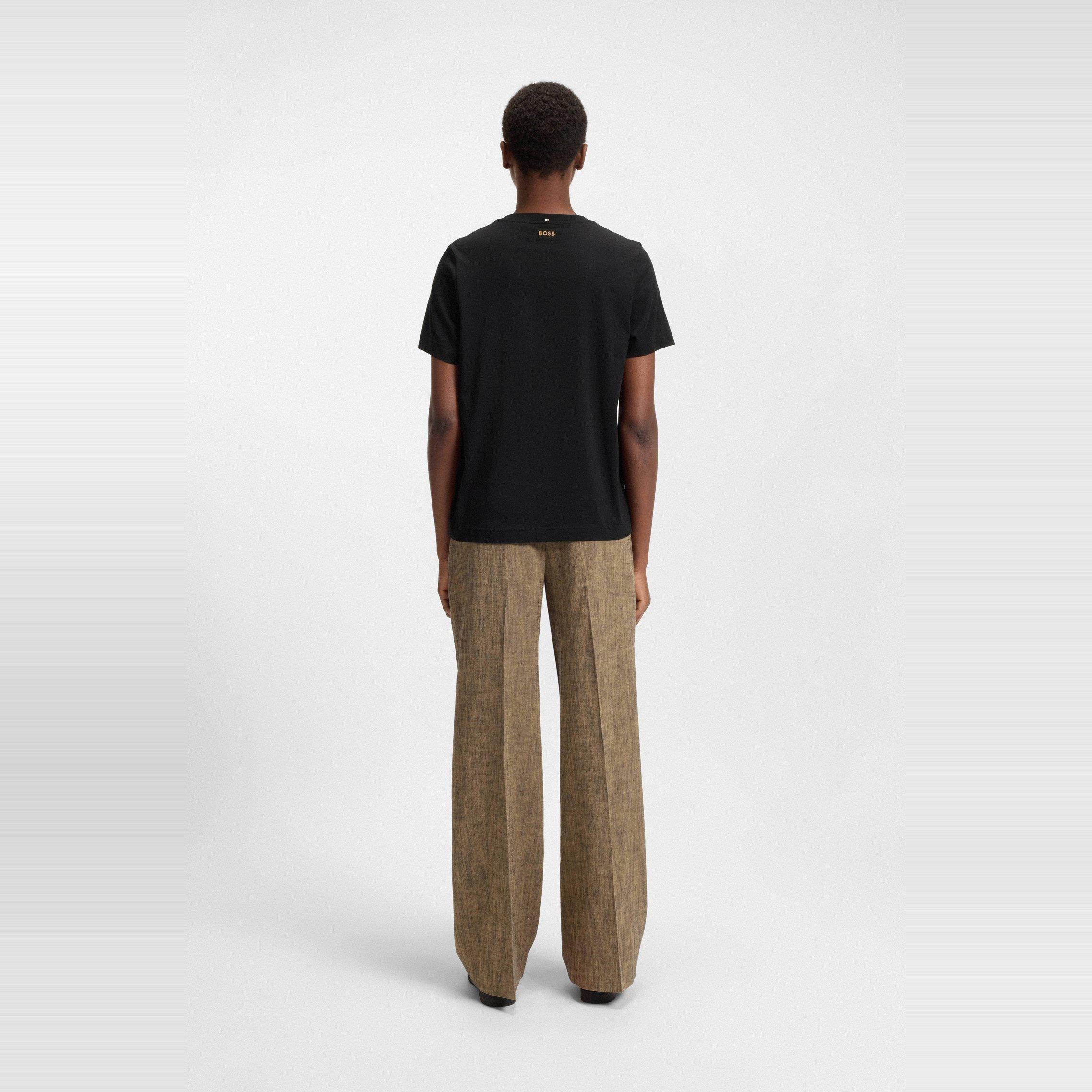 Black - Boss - Women's Ecosa Short Sleeve Polo Shirt - 3