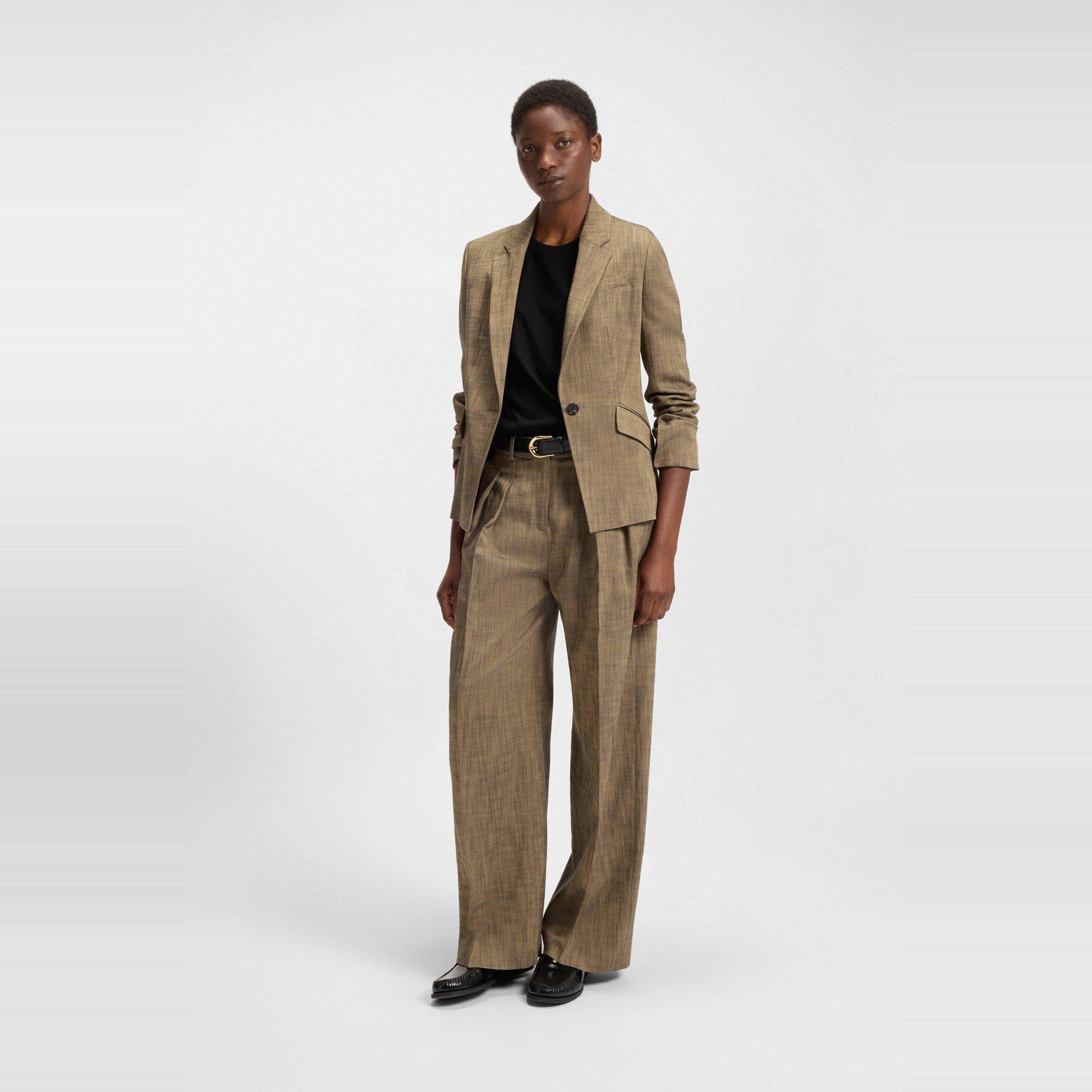 Black - Boss - Women's Ecosa Short Sleeve Polo Shirt - 5