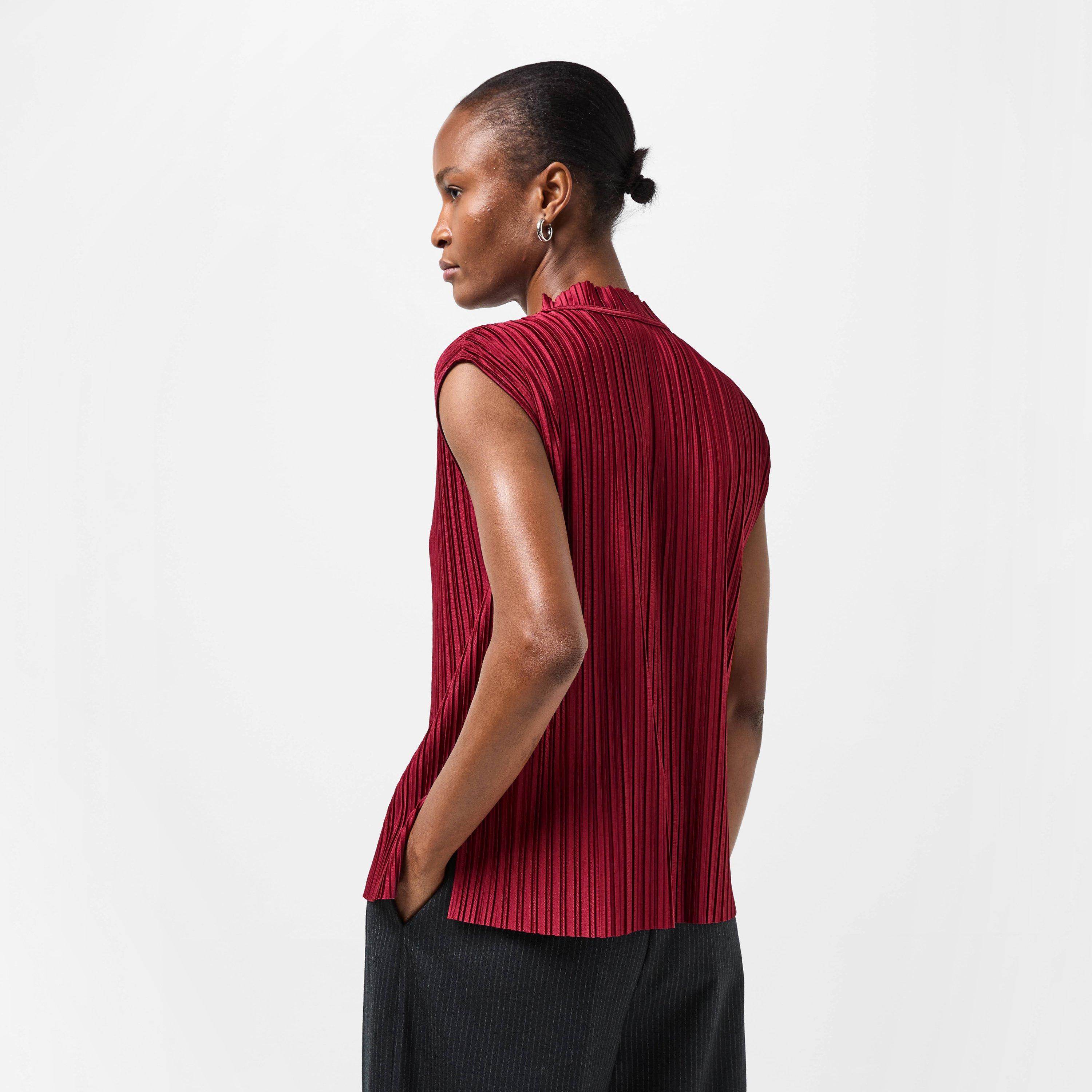 Dark Red - Boss - Women's Emalla Short Sleeve Polo Shirt - 4