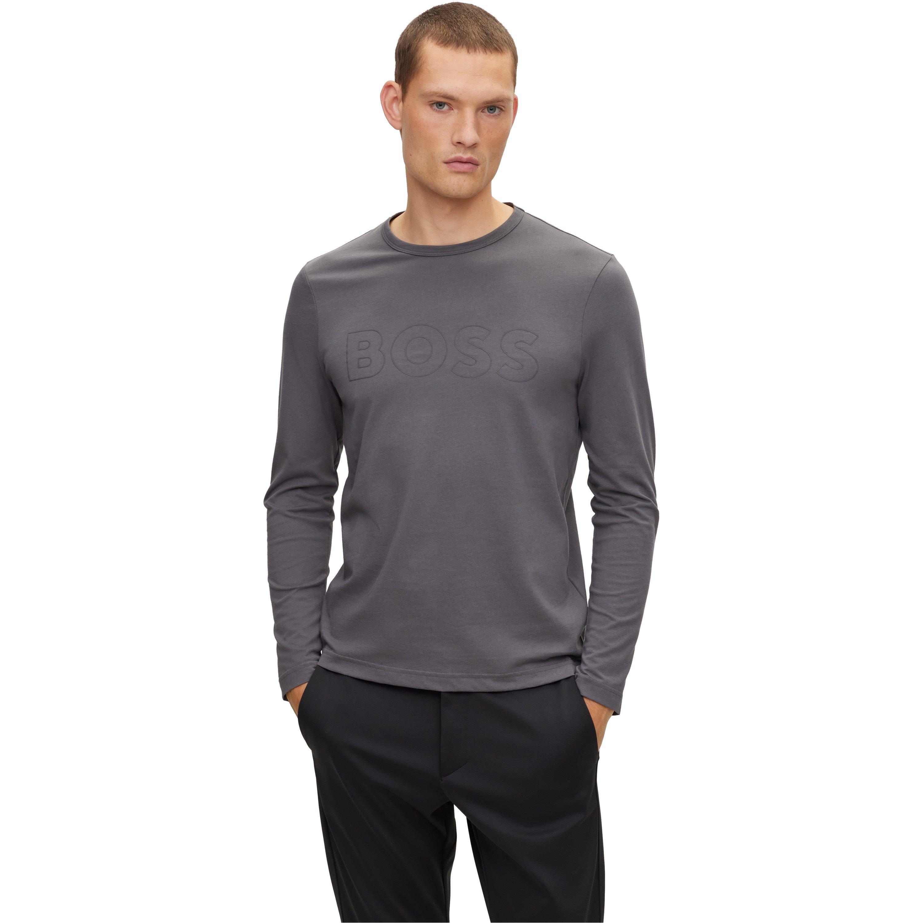 Grey - Boss - Men's Short Sleeve Polo Shirt - 2