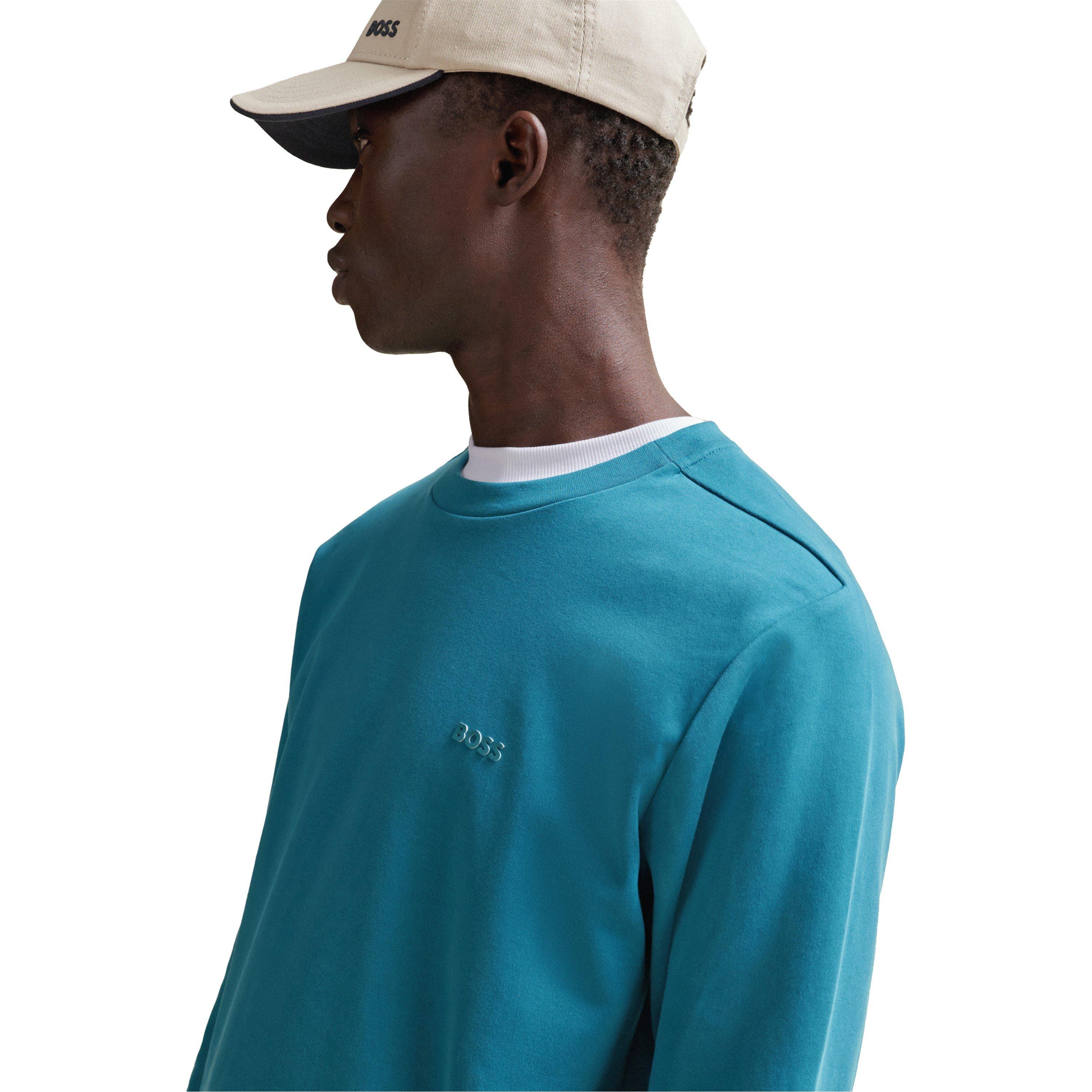 Medium Blue - Boss - Men's Salbo Short Sleeve Polo Shirt - 4