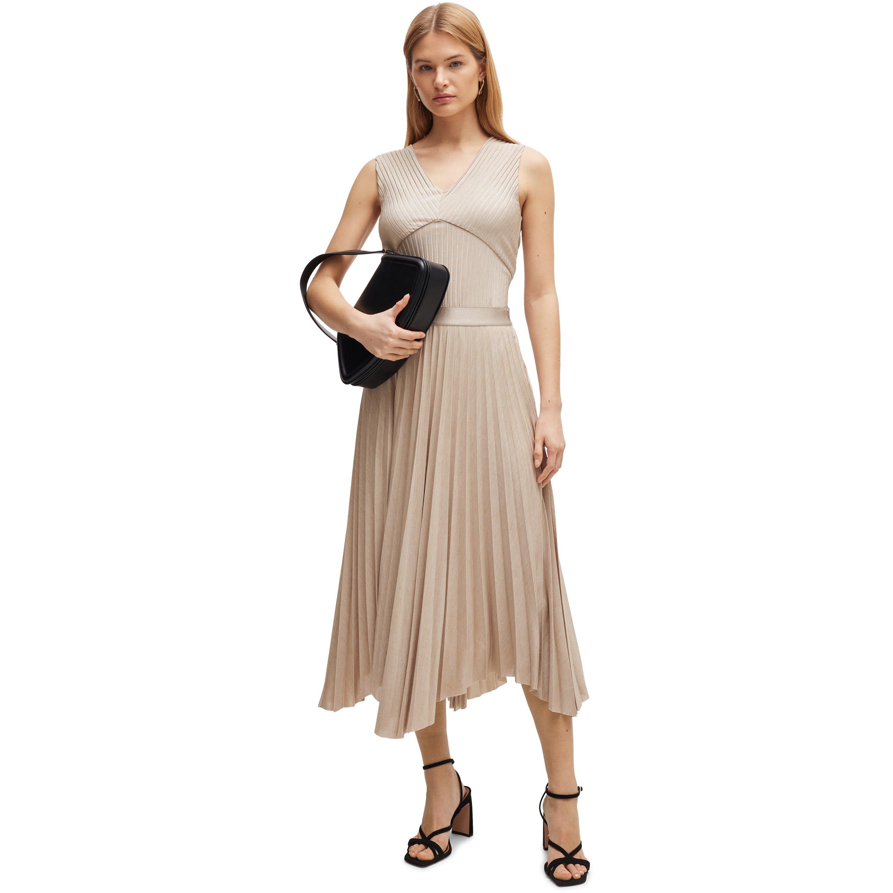 Open Beige - Boss - Women's Exala Short Sleeve Polo Shirt - 5