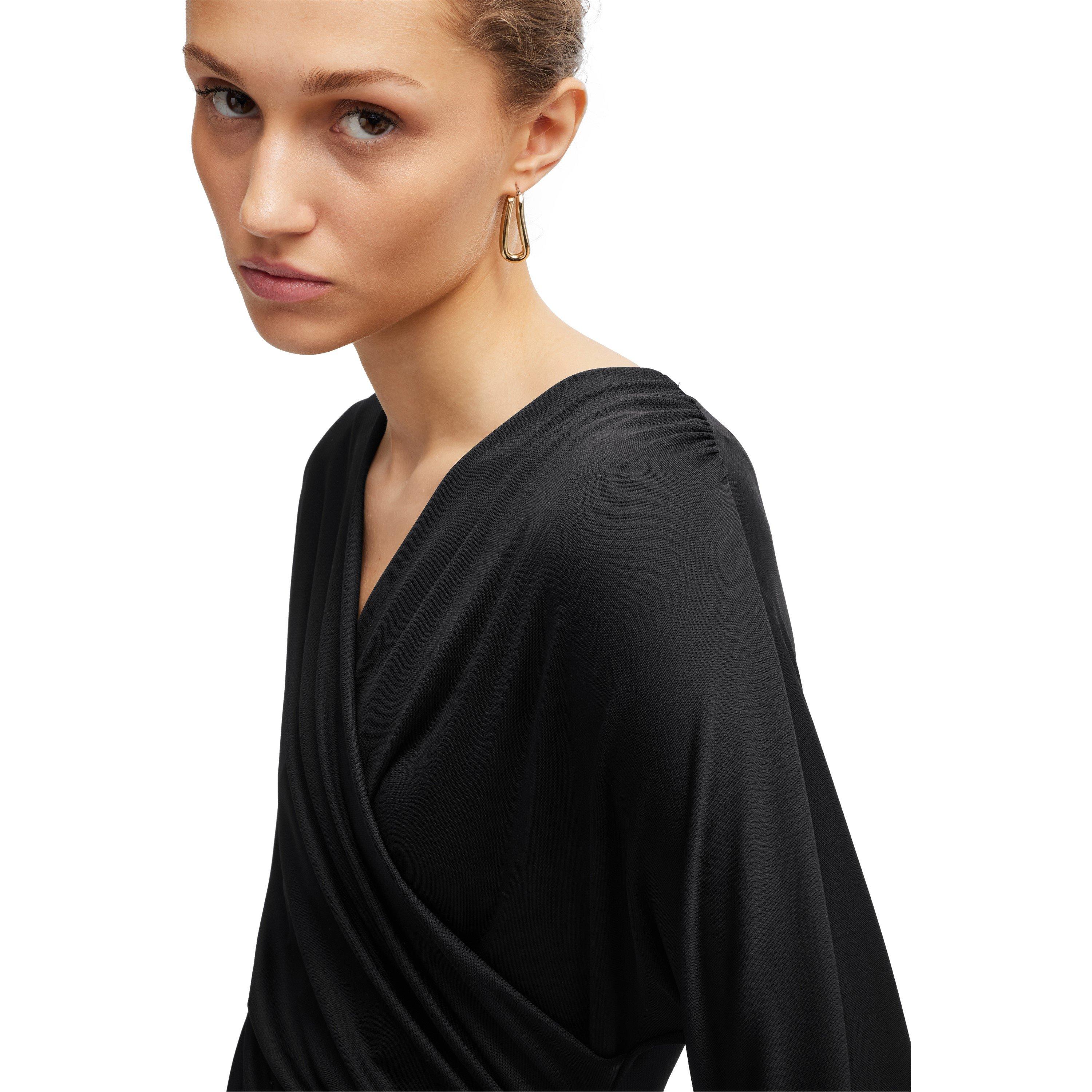 Black - Boss - Women's Ettita Short Sleeve Polo Shirt - 5