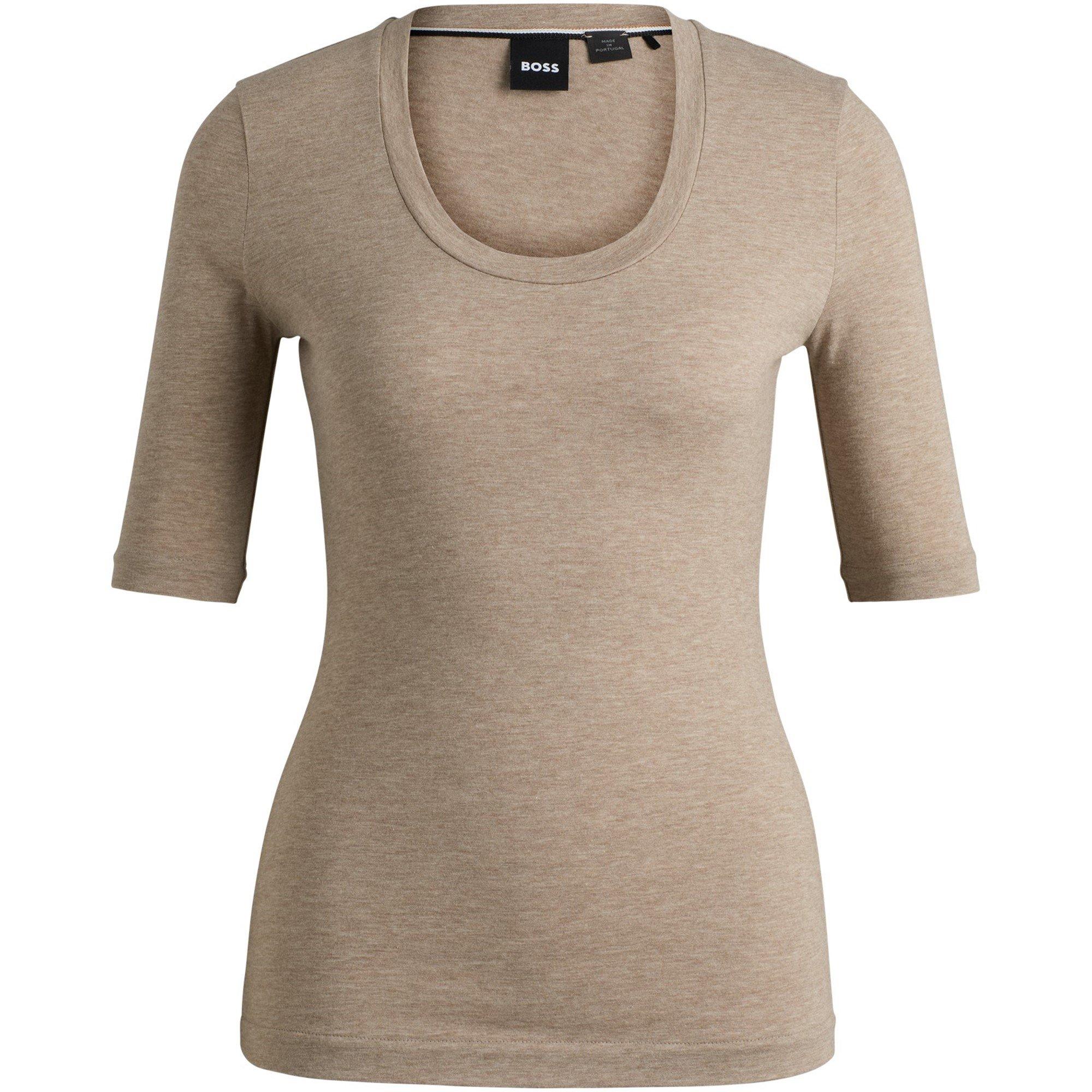 Open Grey - Boss - Women's Effilie2 Short Sleeve Polo Shirt