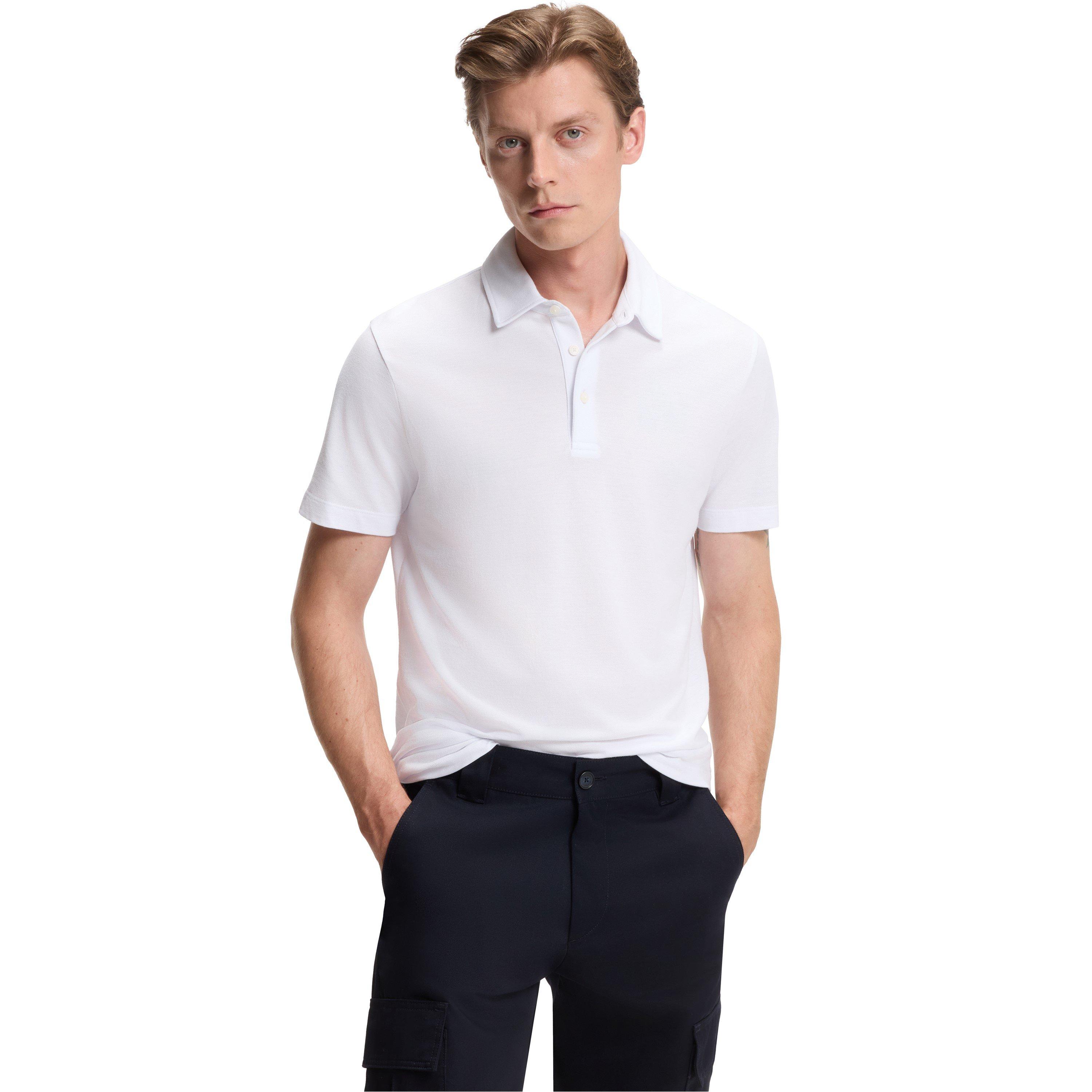 White 100 - Boss - Men's Parris Double Breasted Polo - 2