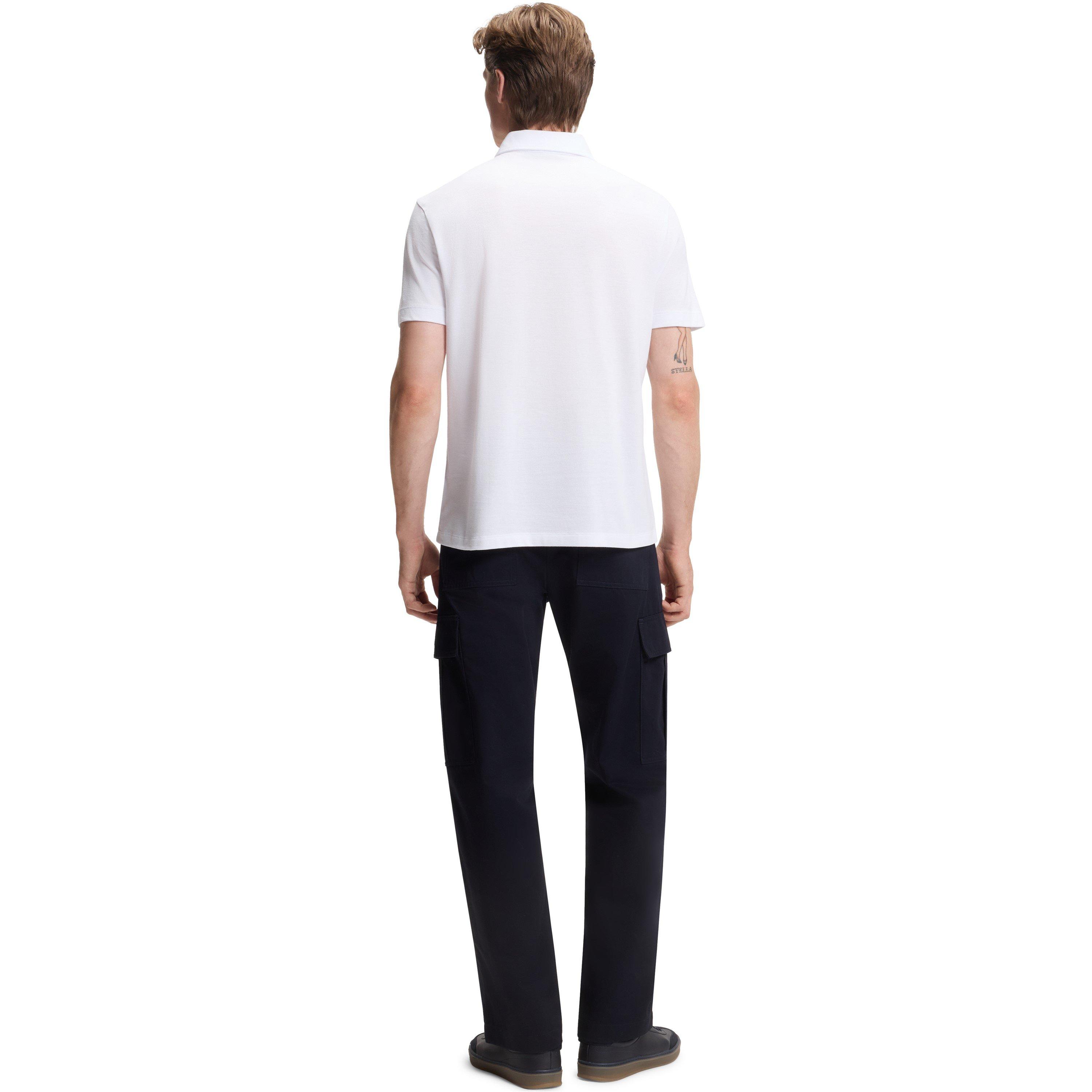 White 100 - Boss - Men's Parris Double Breasted Polo - 3