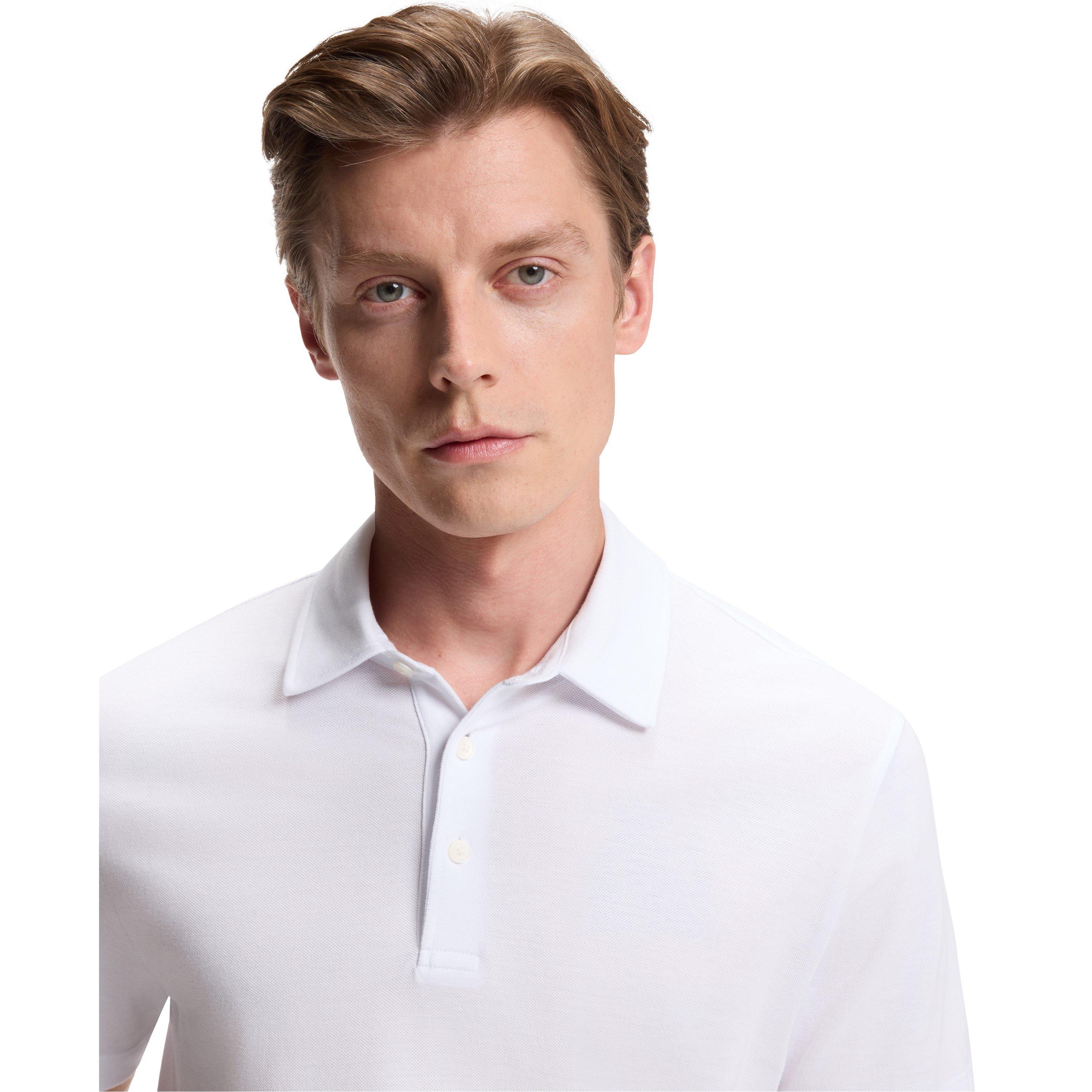White 100 - Boss - Men's Parris Double Breasted Polo - 4