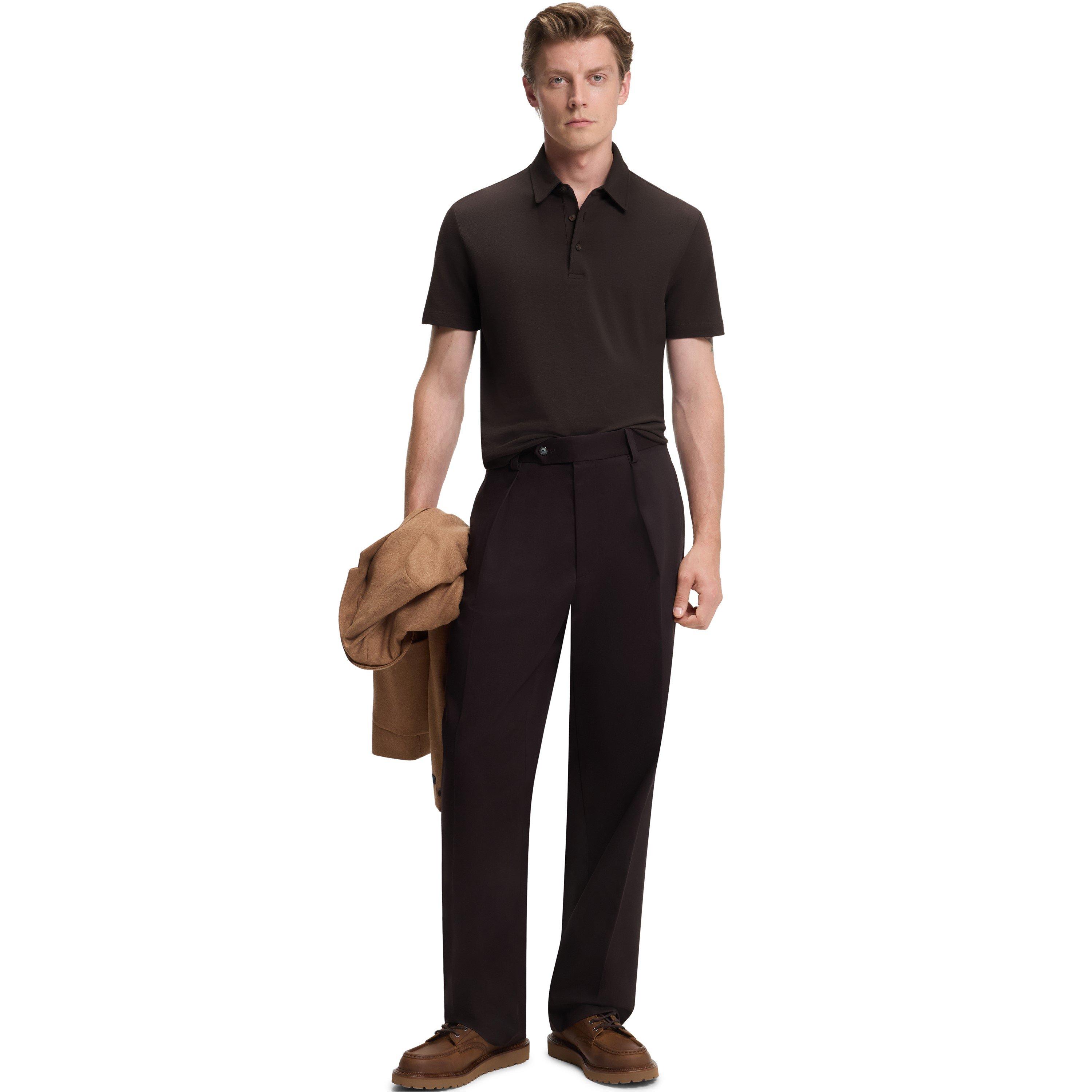 Brown 244 - Boss - Men's Parris Double Breasted Polo - 5