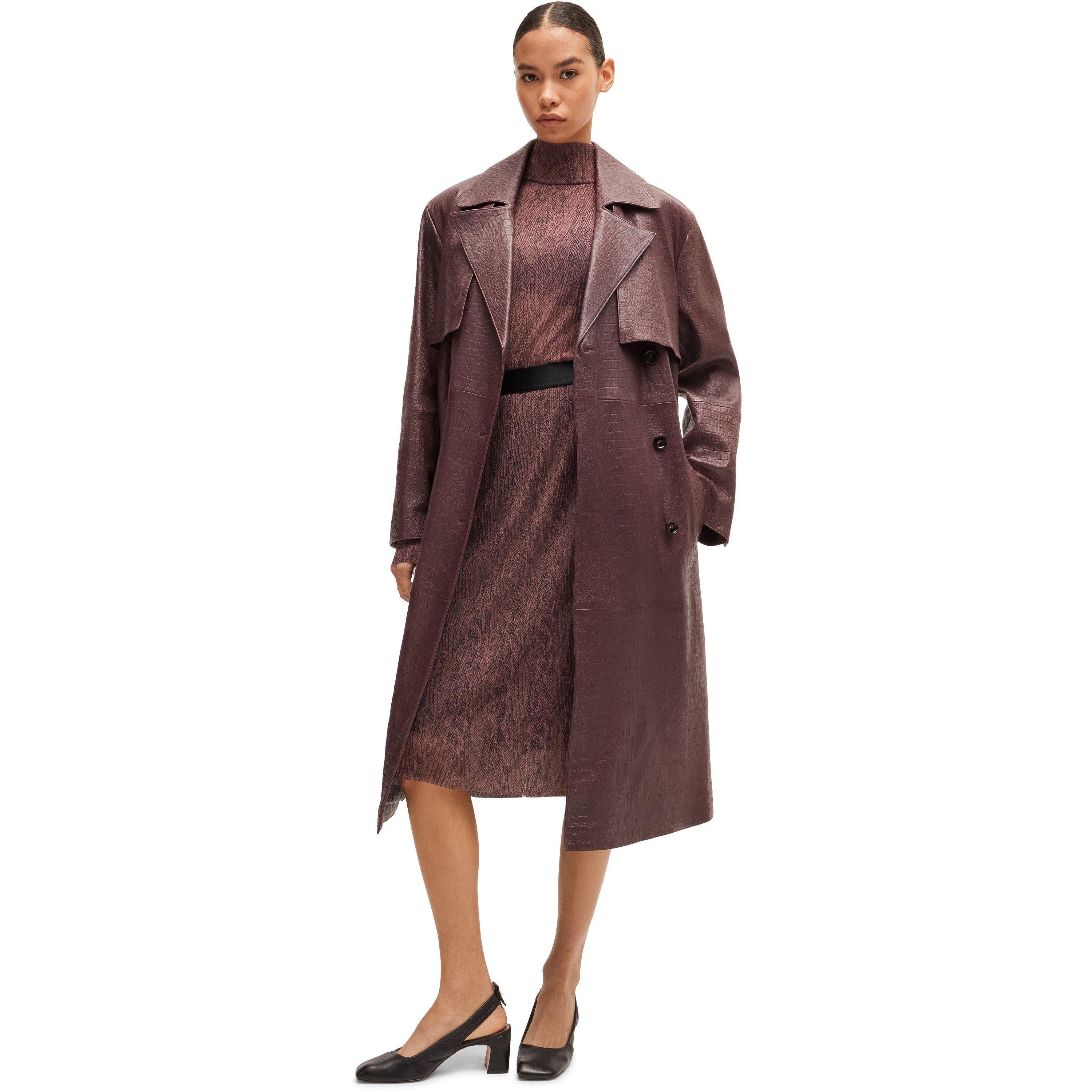 Open Miscellans - Boss - Women's Emata Mesh All Over Print Short Sleeve Polo Shirt - 5