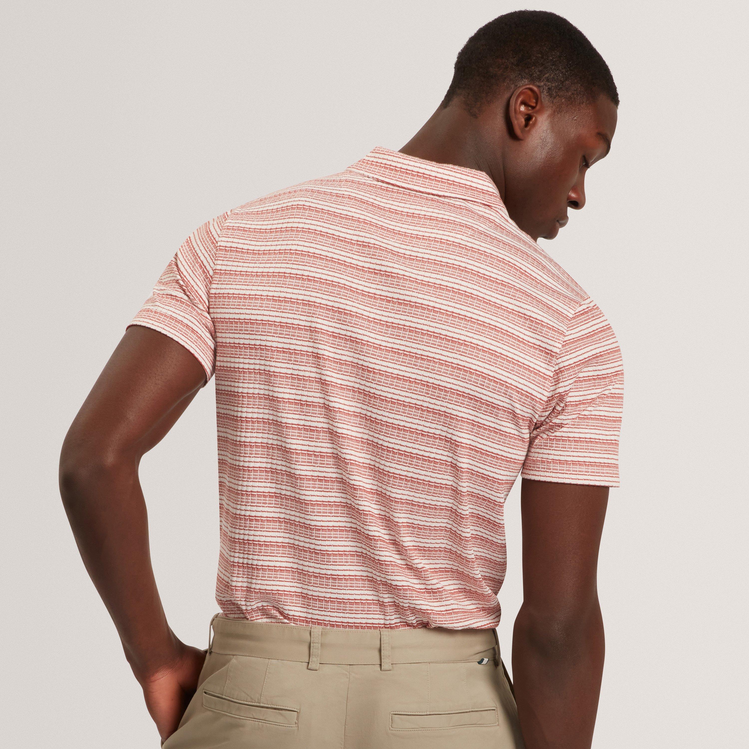 Red - Ted Baker - Ted SS Striped Polo Sn62 - 3
