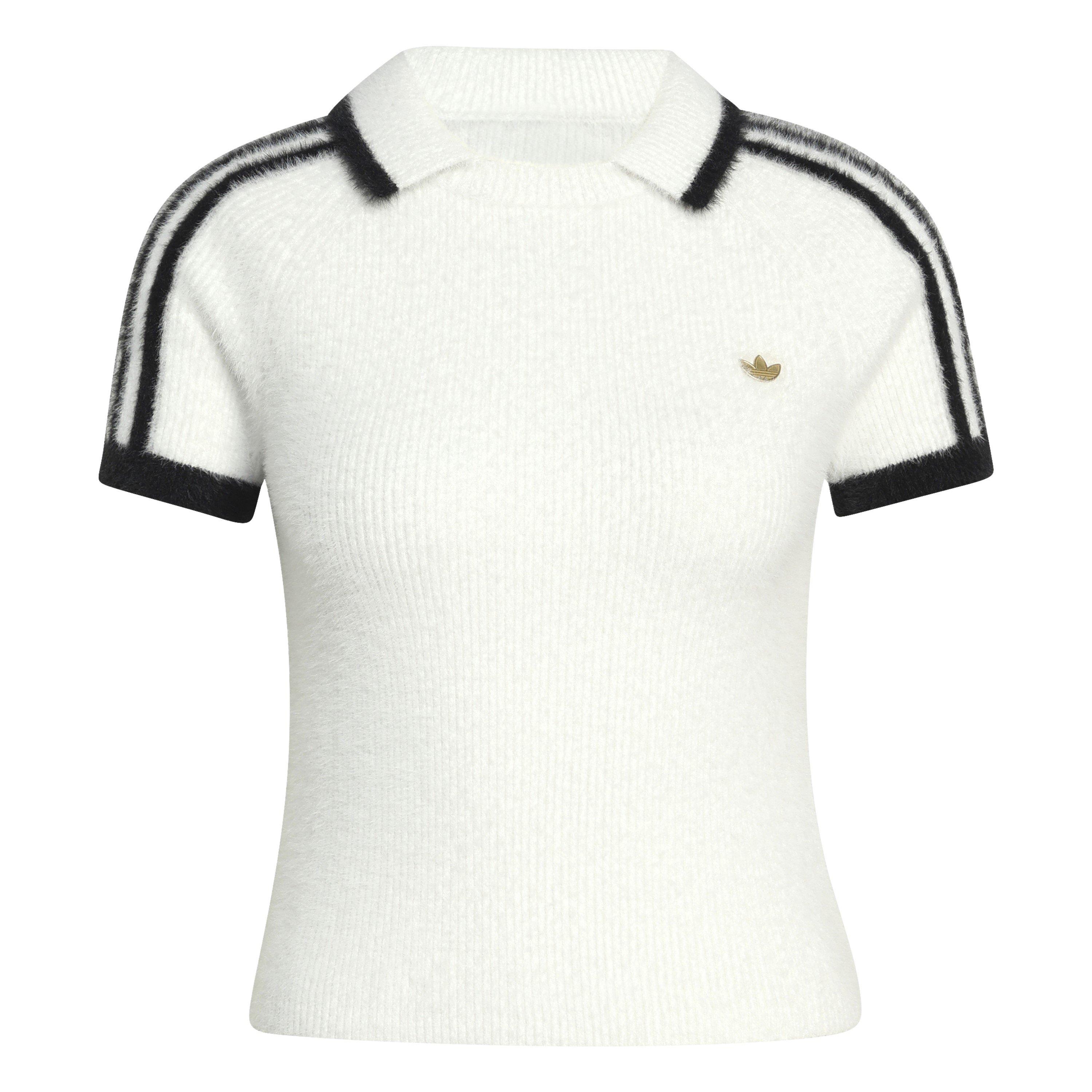 White - adidas Originals - Women's Short Sleeve Polo Shirt - 1