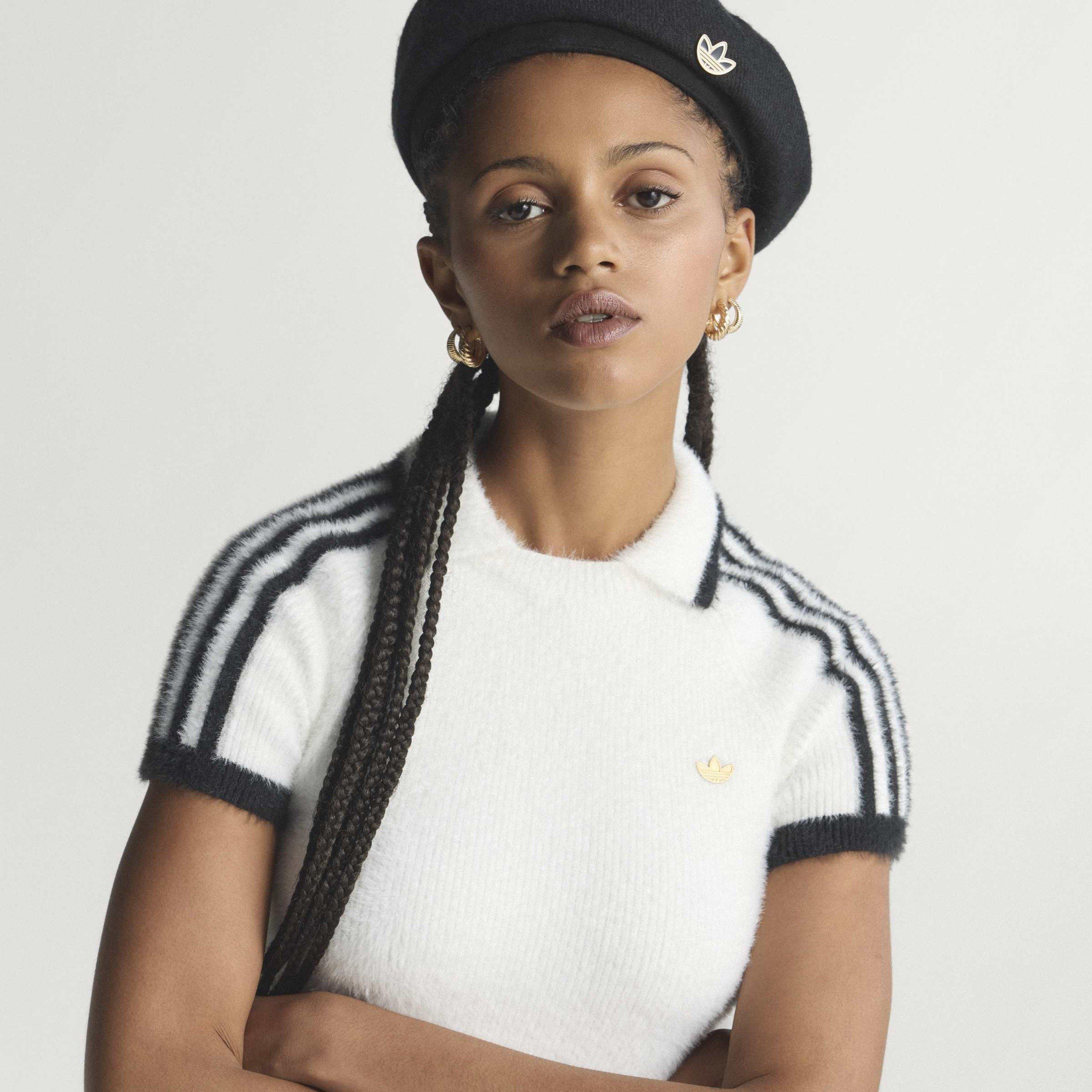 White - adidas Originals - Women's Short Sleeve Polo Shirt - 11